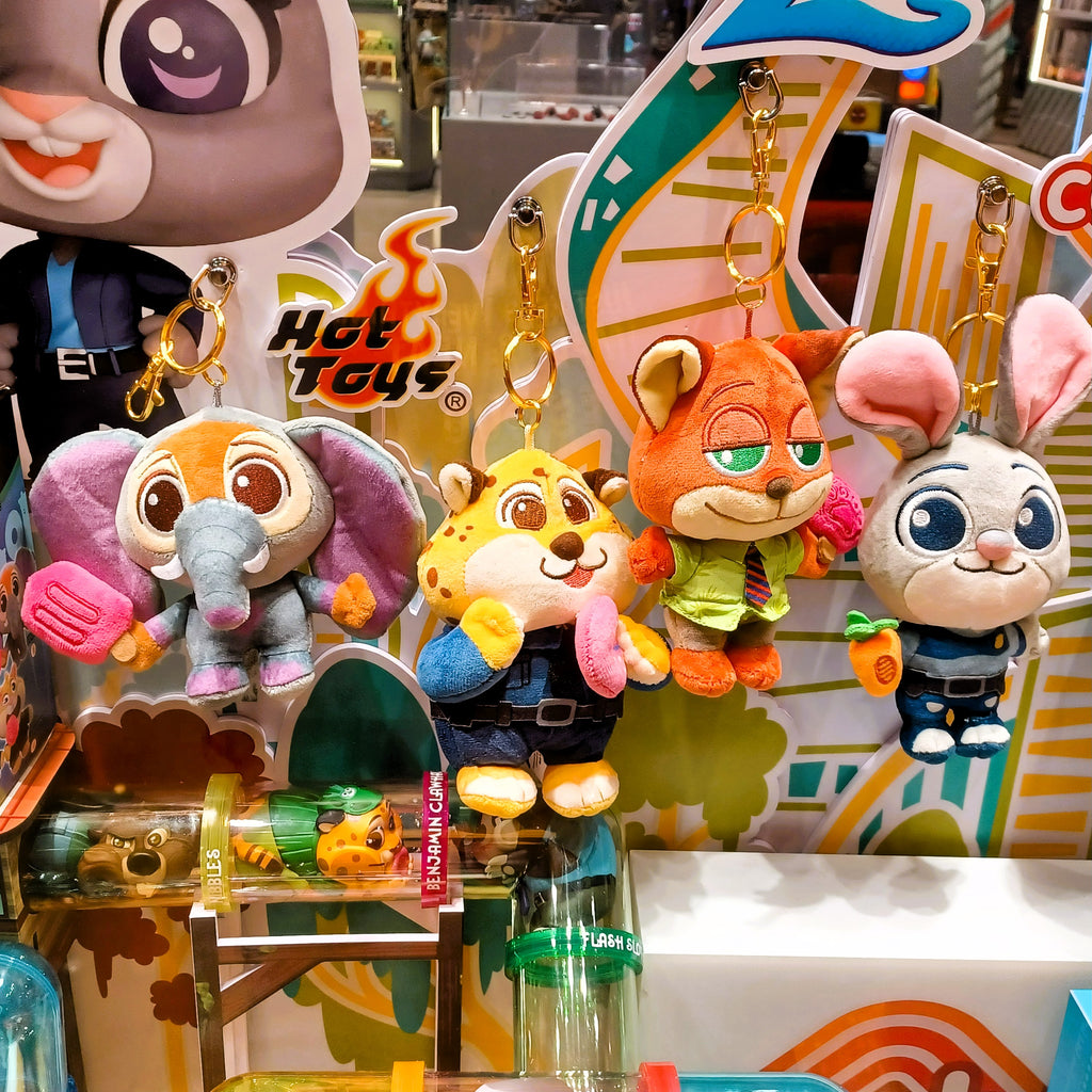 Hot Toys PPLU074N Zootopia 2 Cosbi Plush Keychain Collection Full Box (Case of 6pcs.)