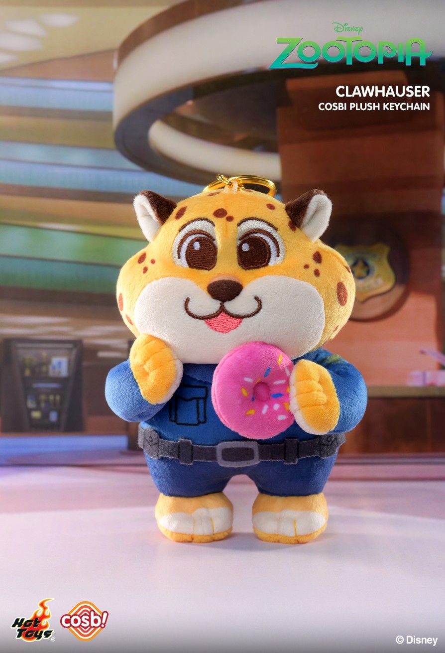 Hot Toys PPLU074N Zootopia 2 Cosbi Plush Keychain Collection Full Box (Case of 6pcs.)