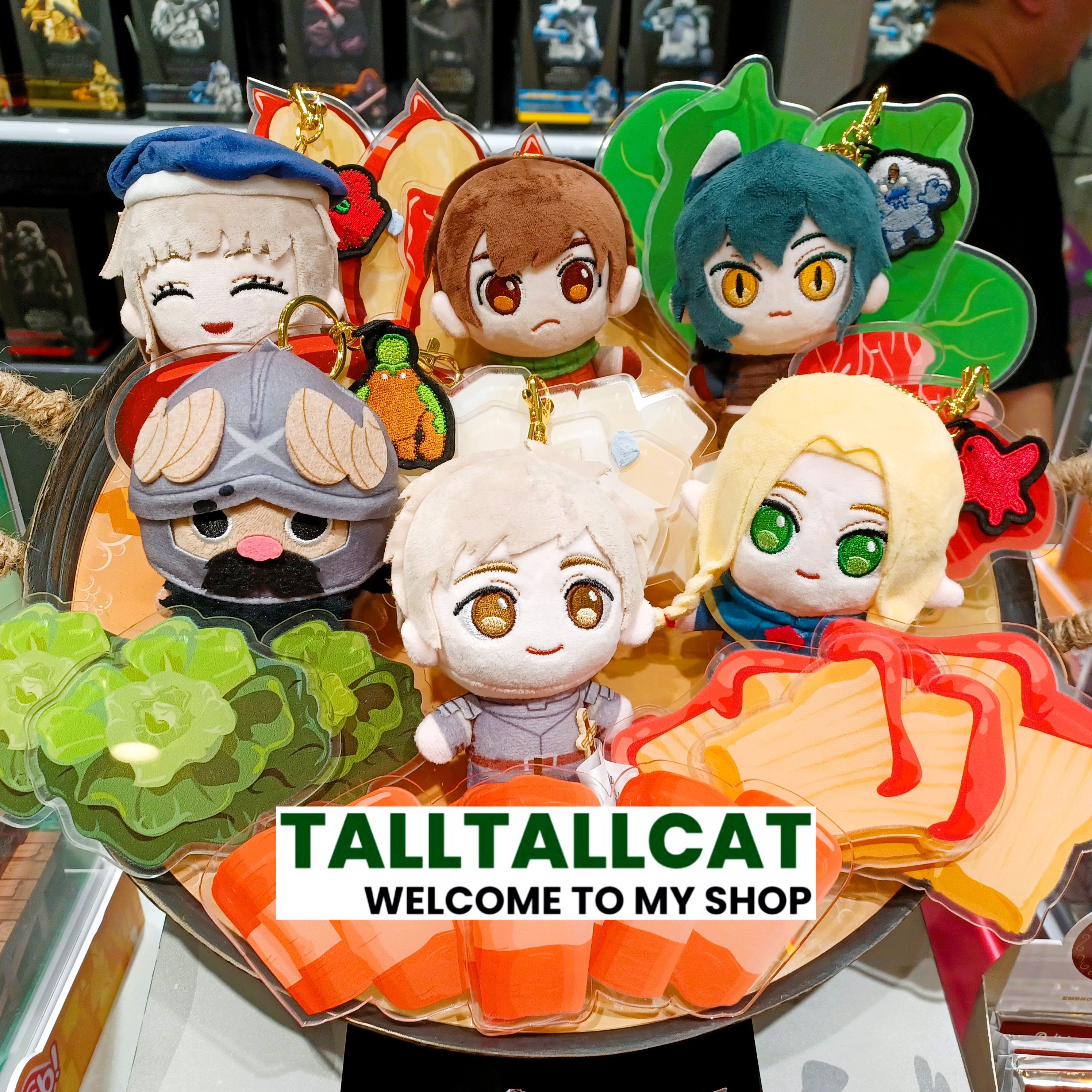 Hot Toys PPLU075N Delicious in Dungeon Cosbi Plush Keychain Full Box (Case of 6pcs.)