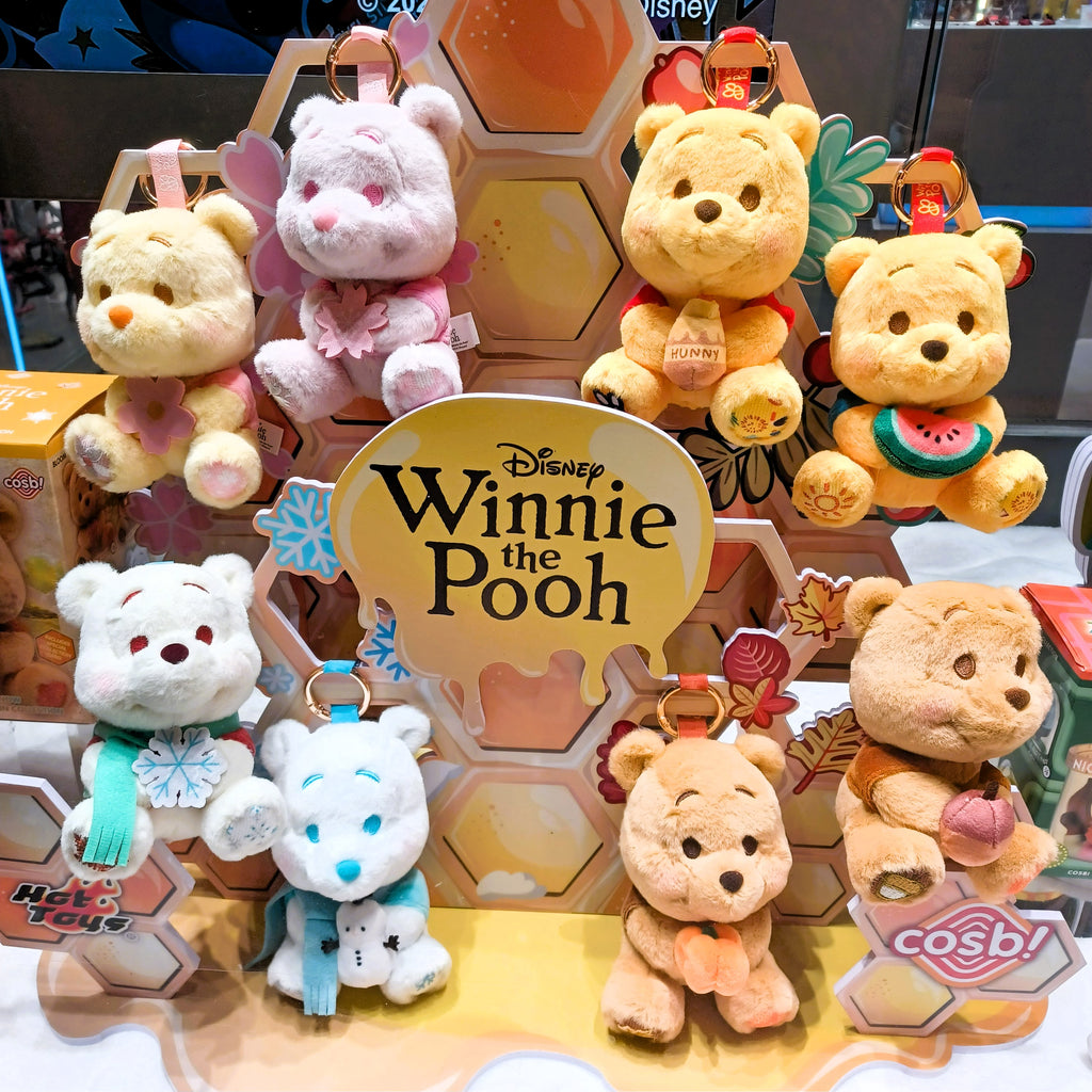 Hot Toys x Disney PPLU076N Winnie the Pooh Bloom to Snow Cosbi Plush Keychain Collection Full Box (Case of 8pcs.)