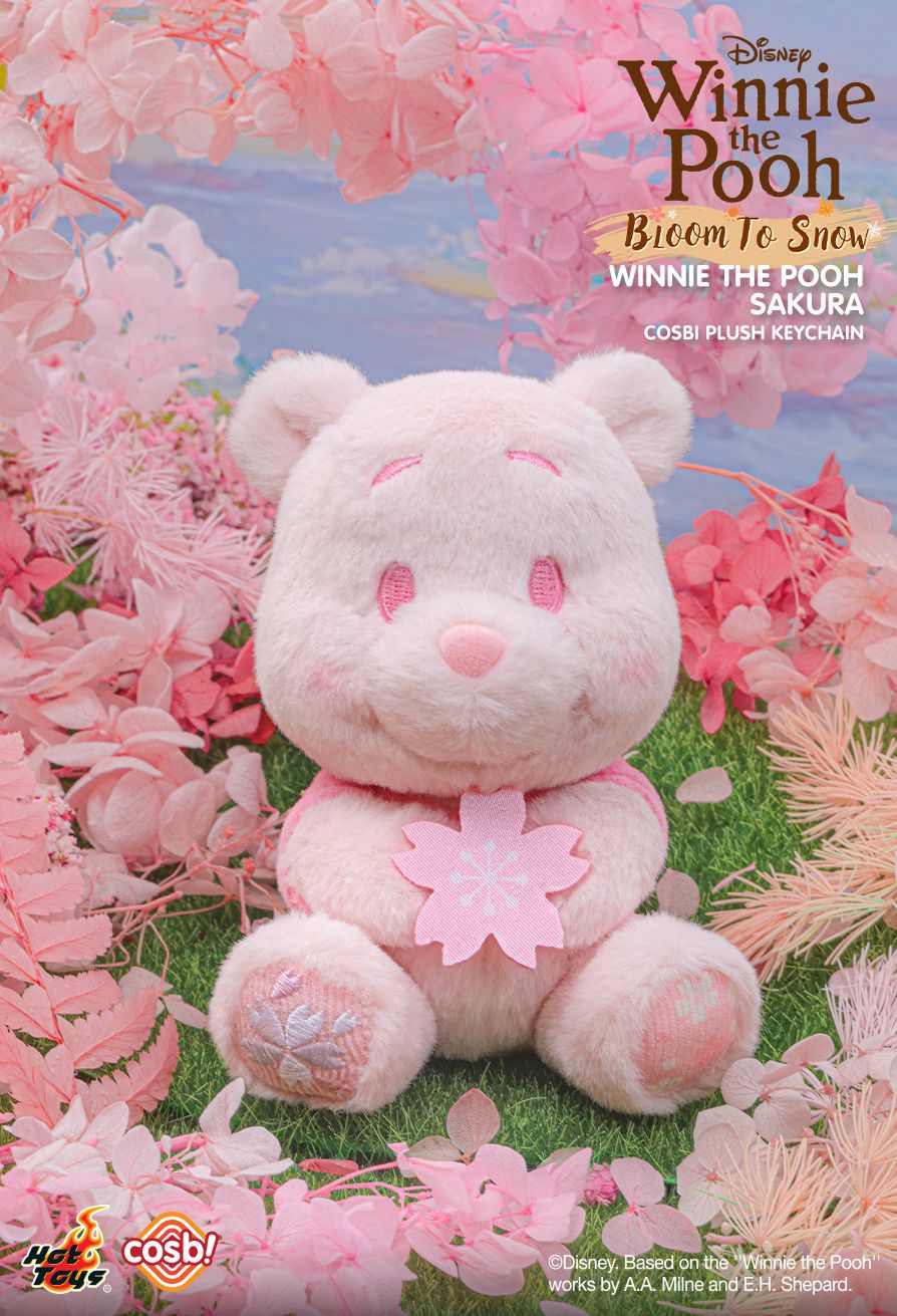 Hot Toys x Disney PPLU076N Winnie the Pooh Bloom to Snow Cosbi Plush Keychain (Random ONE Box)
