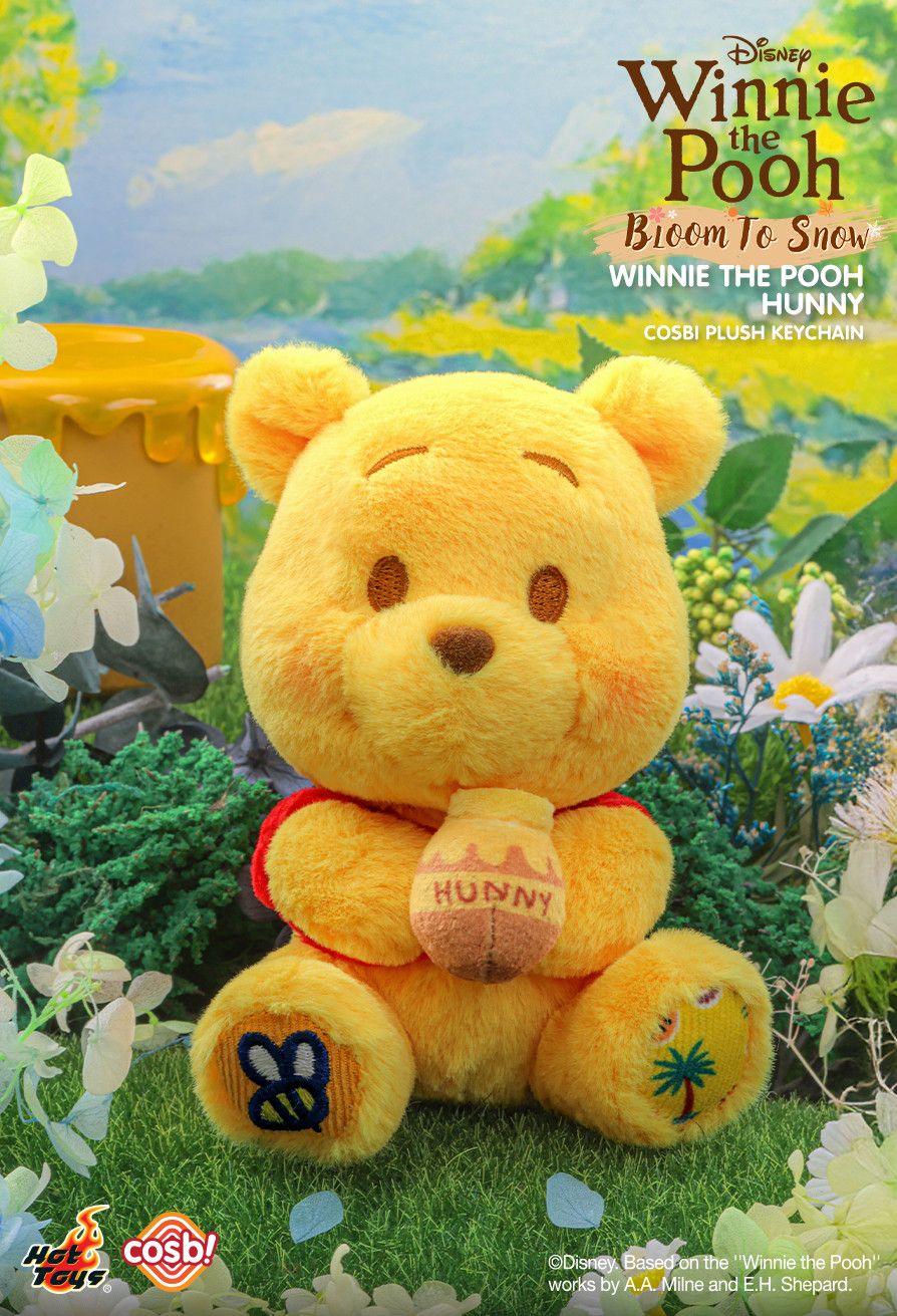 Hot Toys x Disney PPLU076N Winnie the Pooh Bloom to Snow Cosbi Plush Keychain Collection Full Box (Case of 8pcs.)
