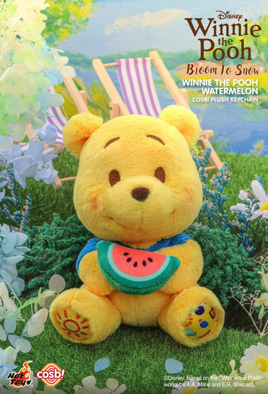 Hot Toys x Disney PPLU076N Winnie the Pooh Bloom to Snow Cosbi Plush Keychain Collection Full Box (Case of 8pcs.)