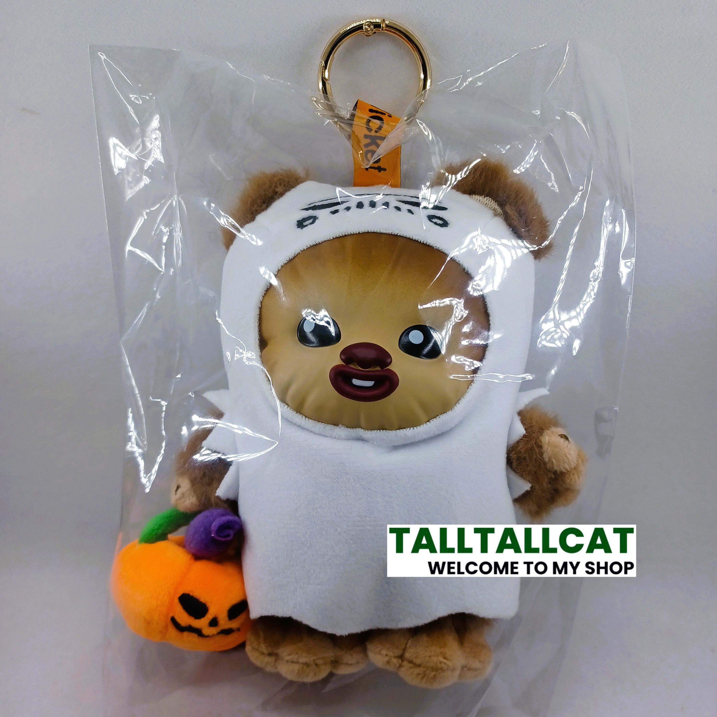 Hot Toys Disney Star Wars Ewoks Wicket & Grogu (Halloween) Cosbi Plush Keychain