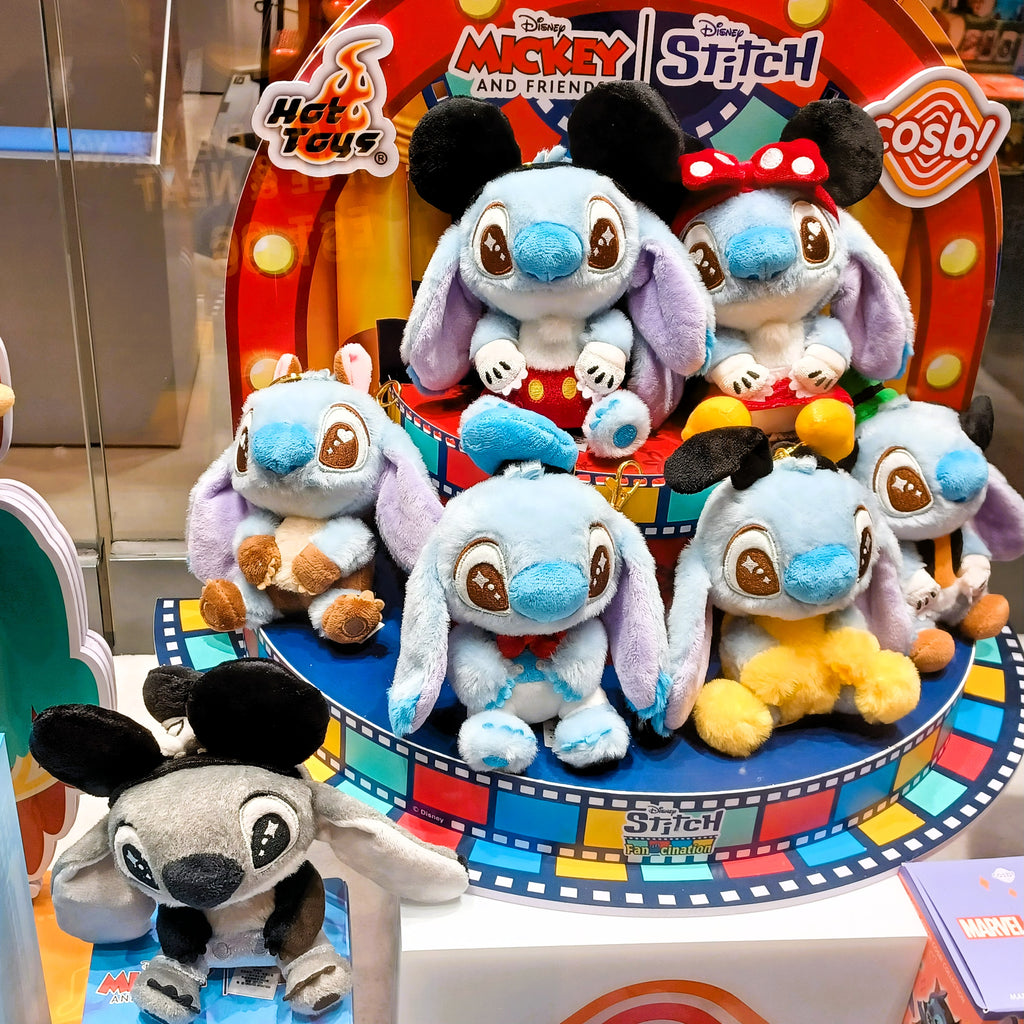 Hot Toys x Disney PPLU089N Mickey & Friends | Stitch Cosbi Plush Keychain Collection Full Box (Case of 6pcs.)