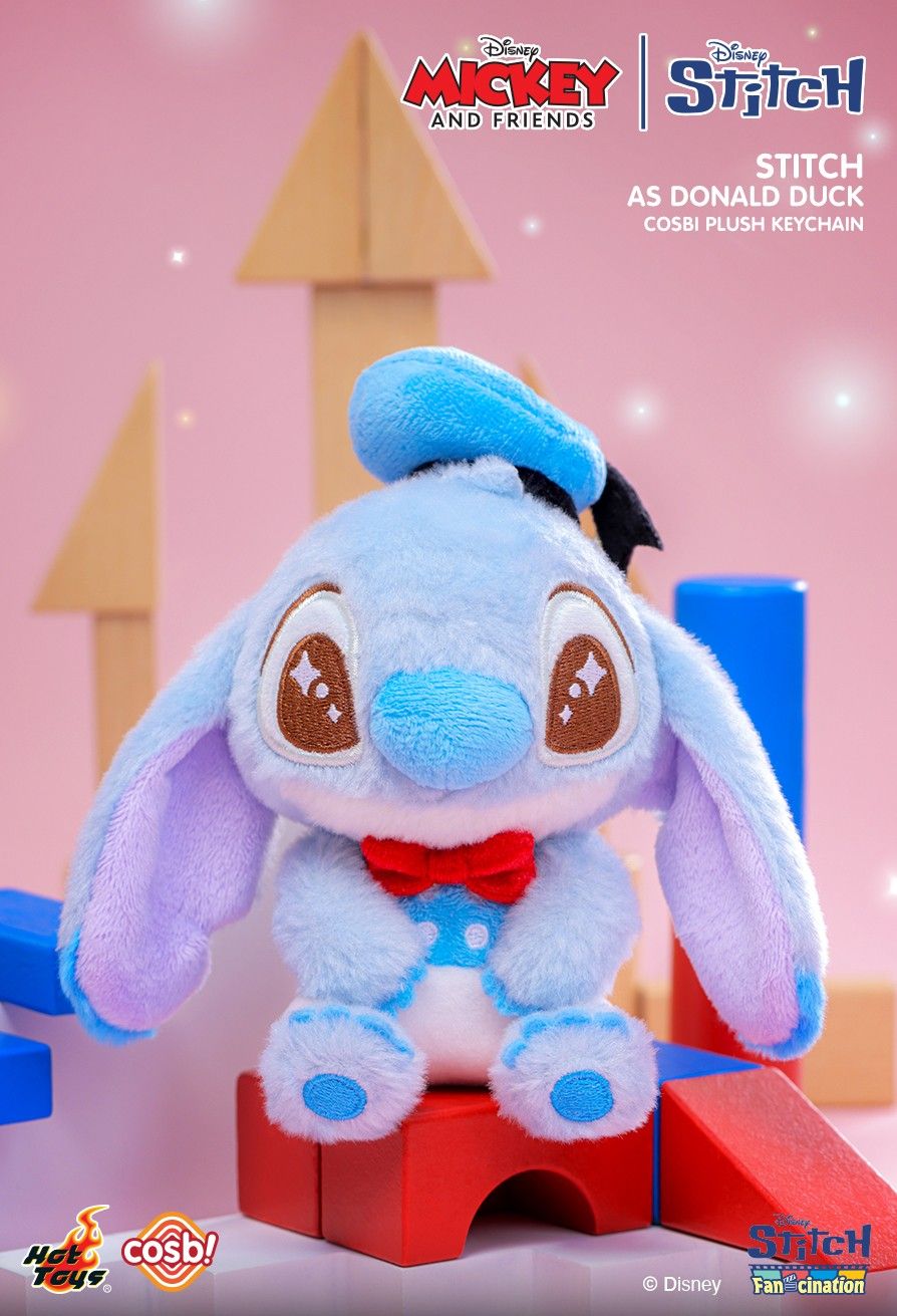 Hot Toys x Disney PPLU089N Mickey & Friends | Stitch Cosbi Plush Keychain Collection Full Box (Case of 6pcs.)