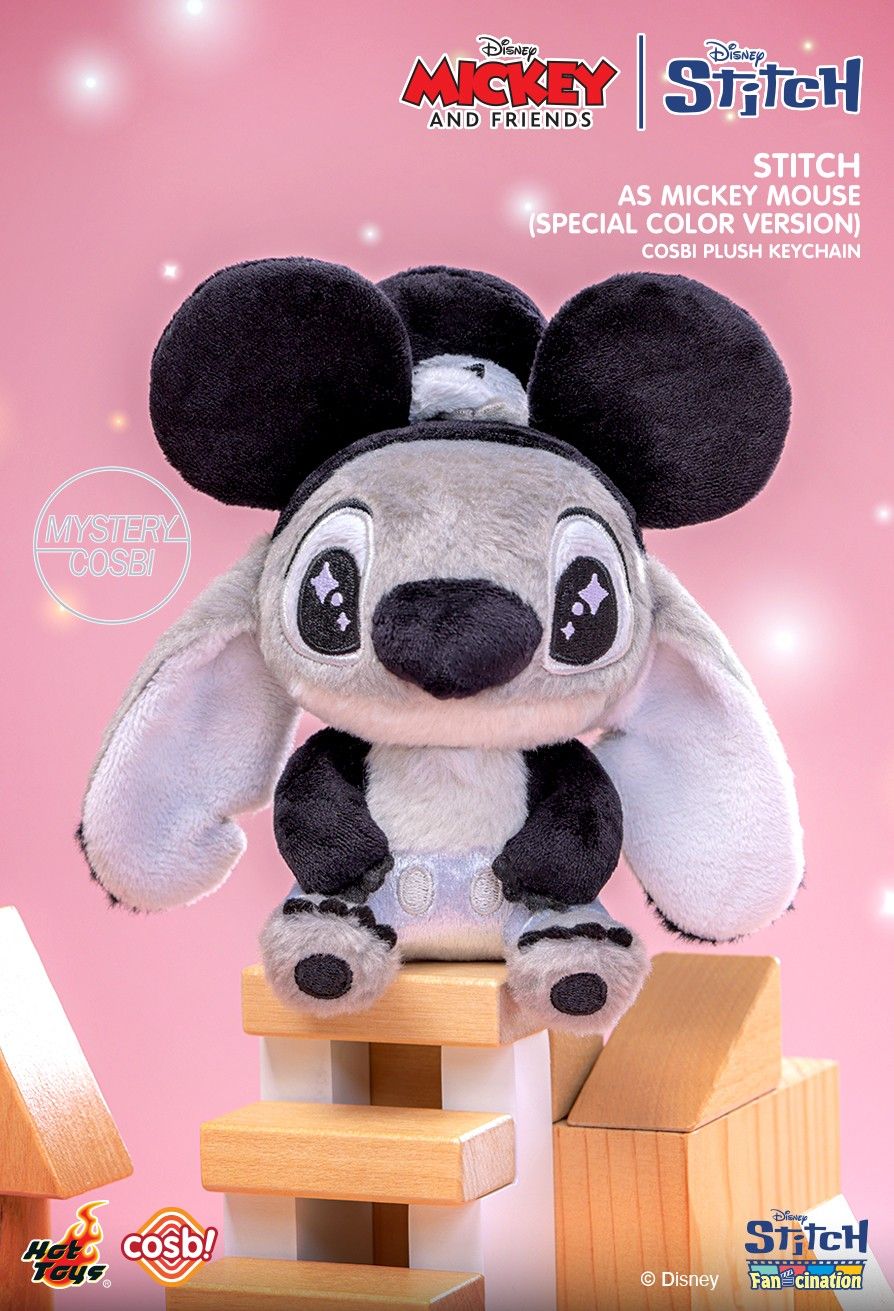 Hot Toys x Disney PPLU089N Mickey & Friends | Stitch Cosbi Plush Keychain Collection Full Box (Case of 6pcs.)