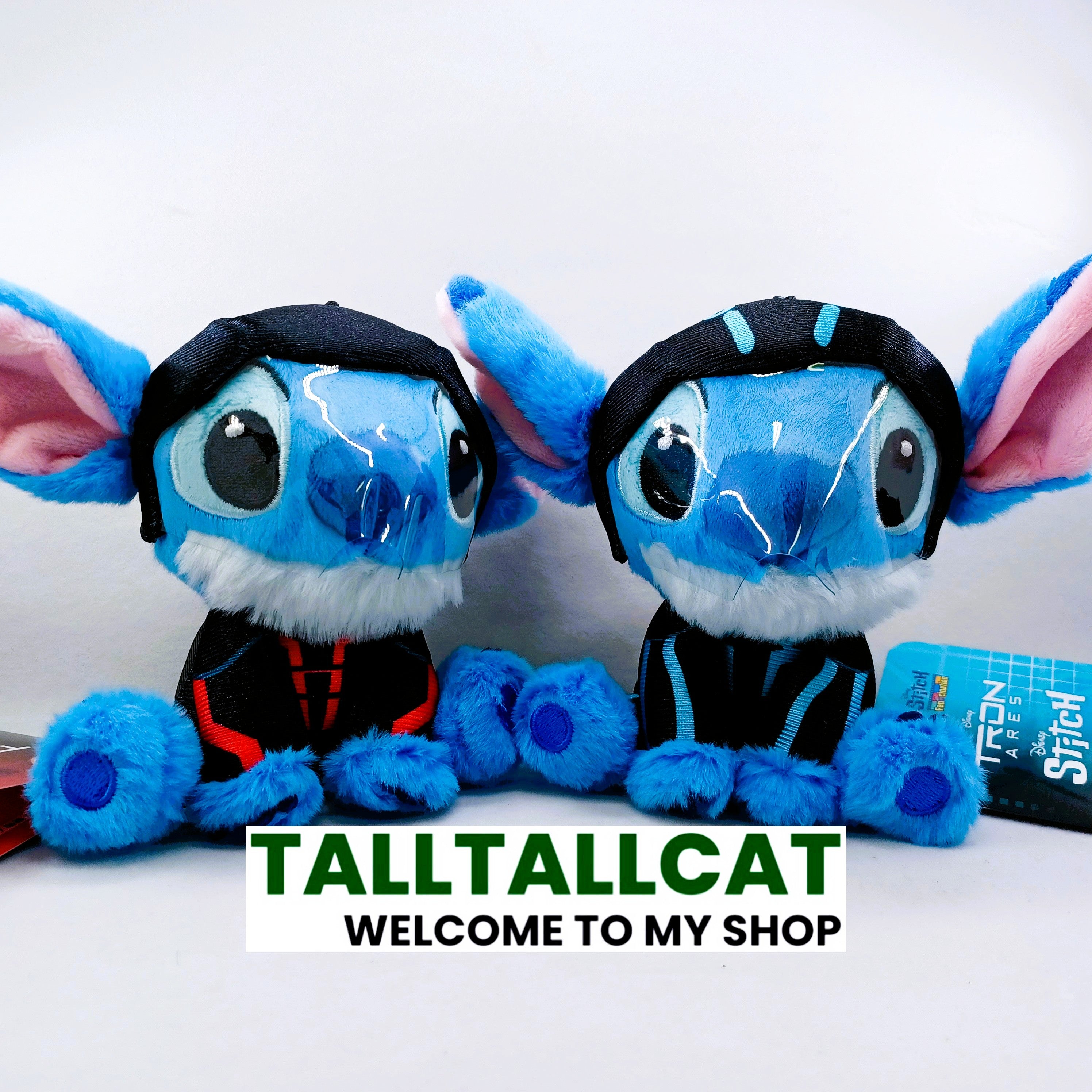 Hot Toys x Disney PPLU098N PPLU099N Tron Stitch Cosbi Plush Keychain