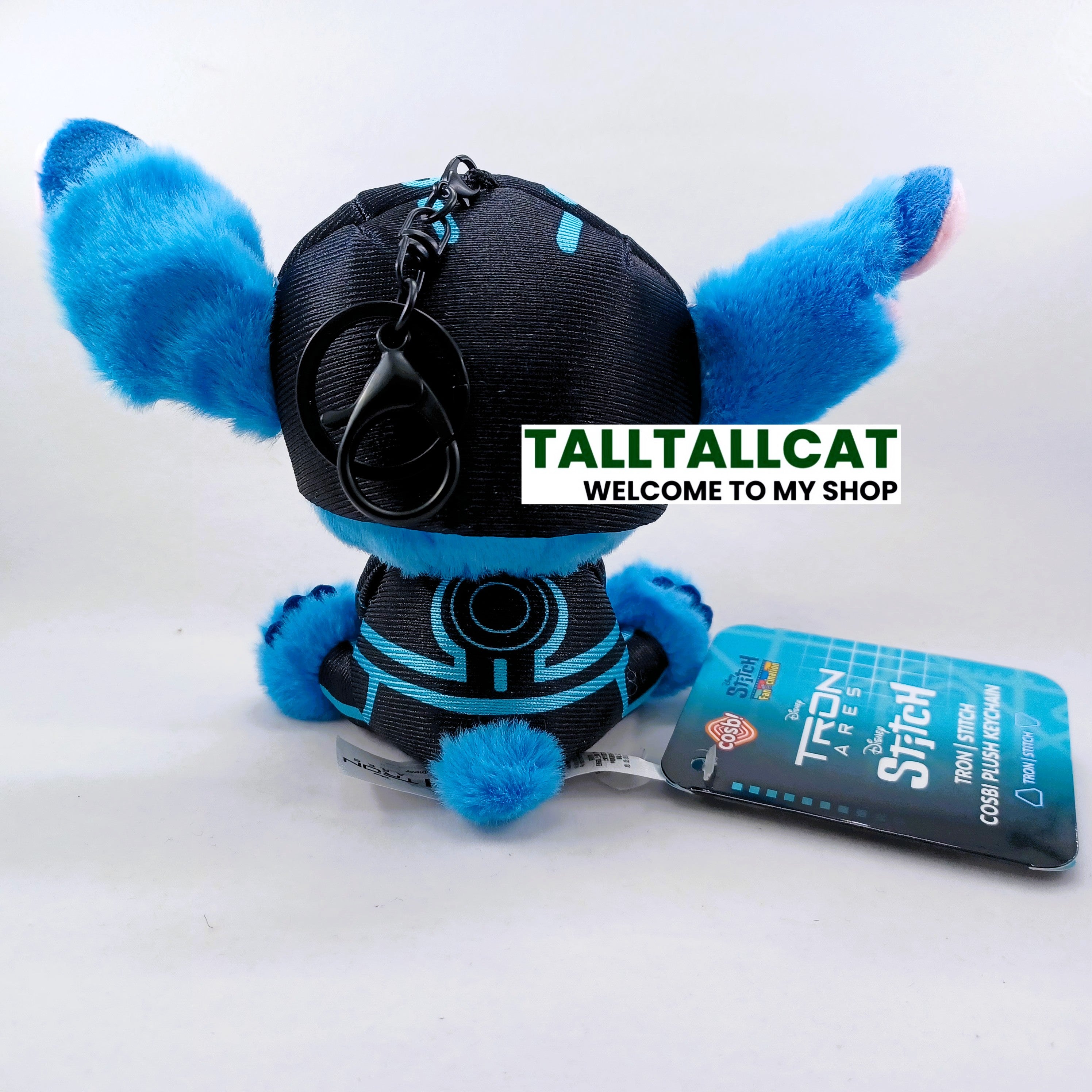 Hot Toys x Disney PPLU098N PPLU099N Tron Stitch Cosbi Plush Keychain