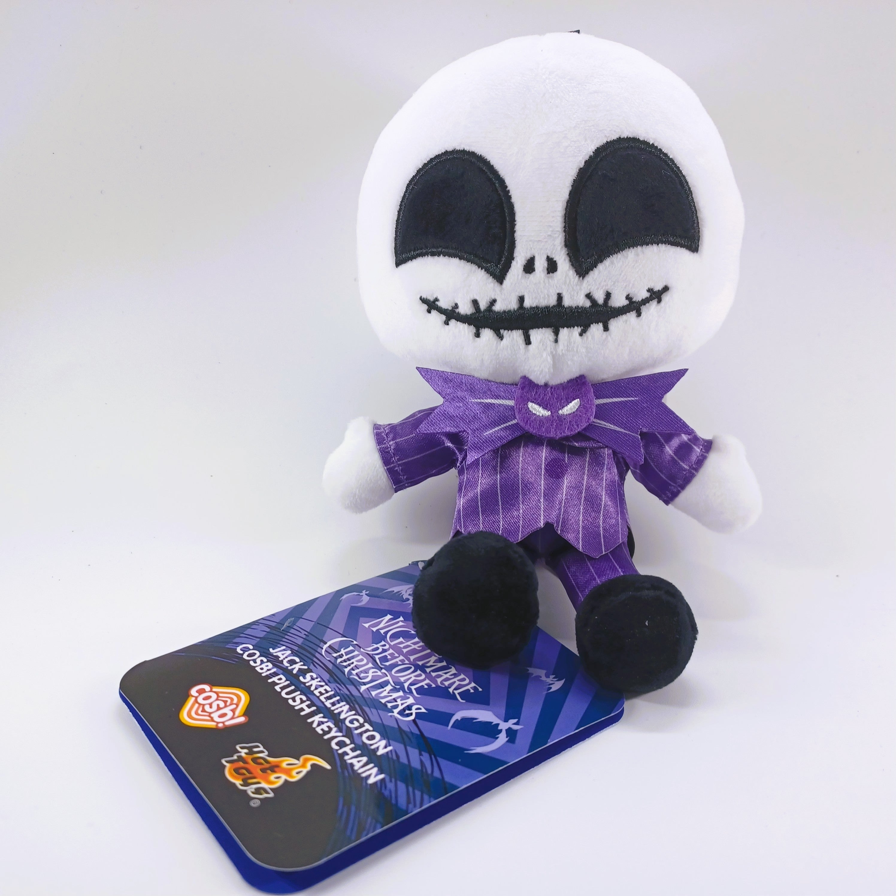 Hot Toys x Disney PPLU103N The Nightmare Before Christmas Jack Skellington Cosbi Plush Keychain ( EXCLUSIVE Ver. )
