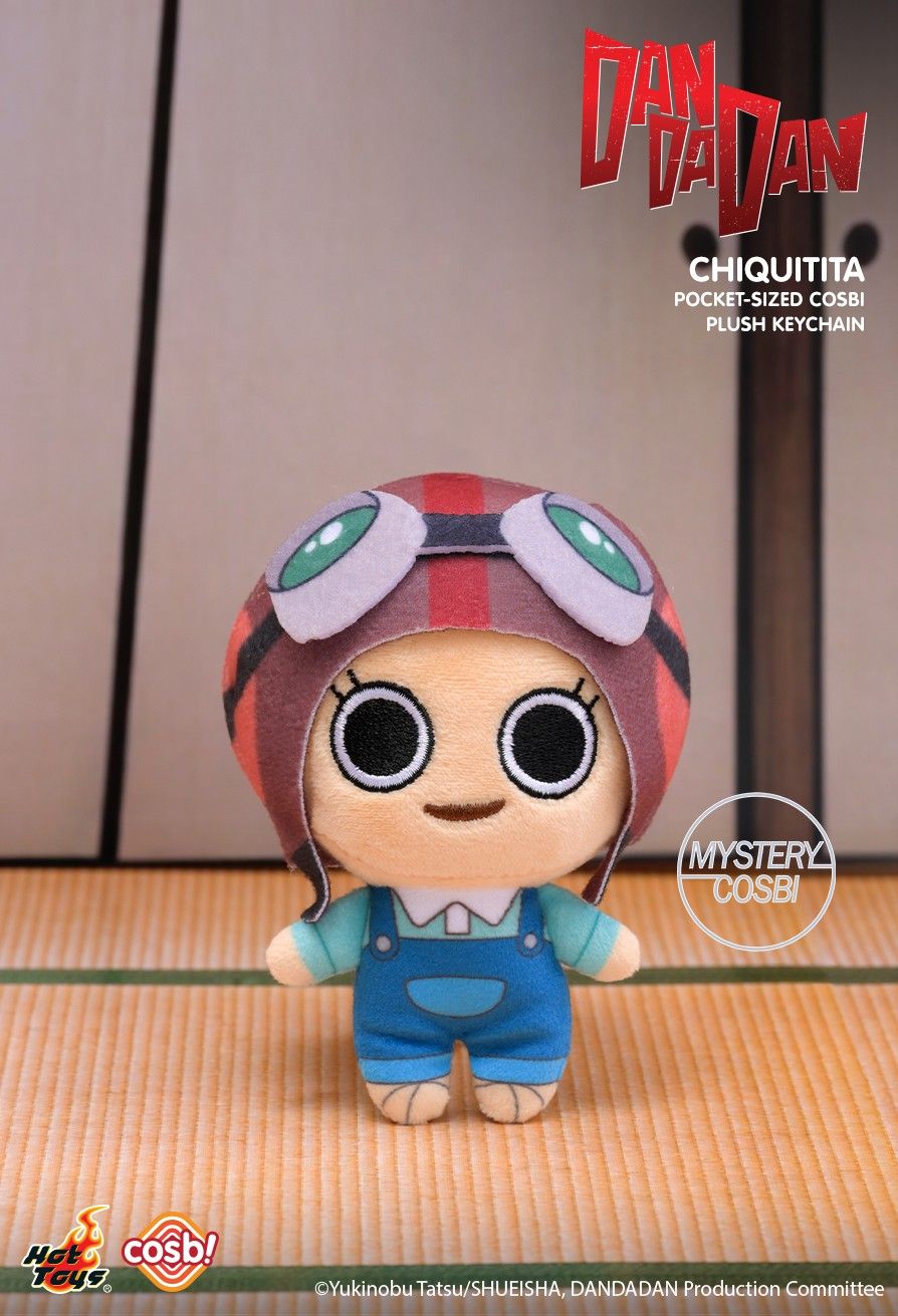Hot Toys Dandadan PPLU107N Turbo Granny Pocket-Sized Cosbi Plush Keychain Full Box (Case of 6)
