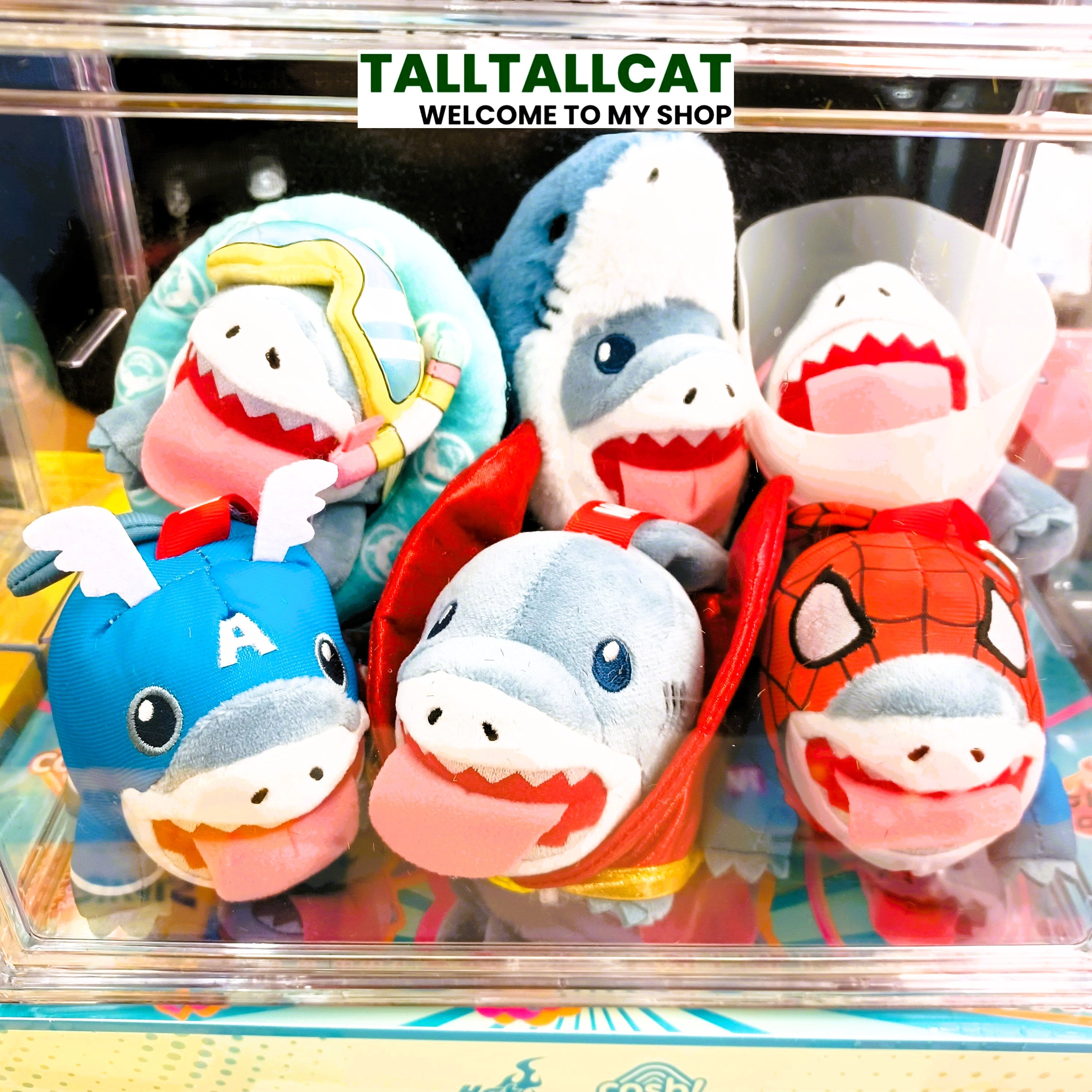 Hot Toys x Marvel PPLU108N Jeff the Land Shark Cosbi Plush Keychain