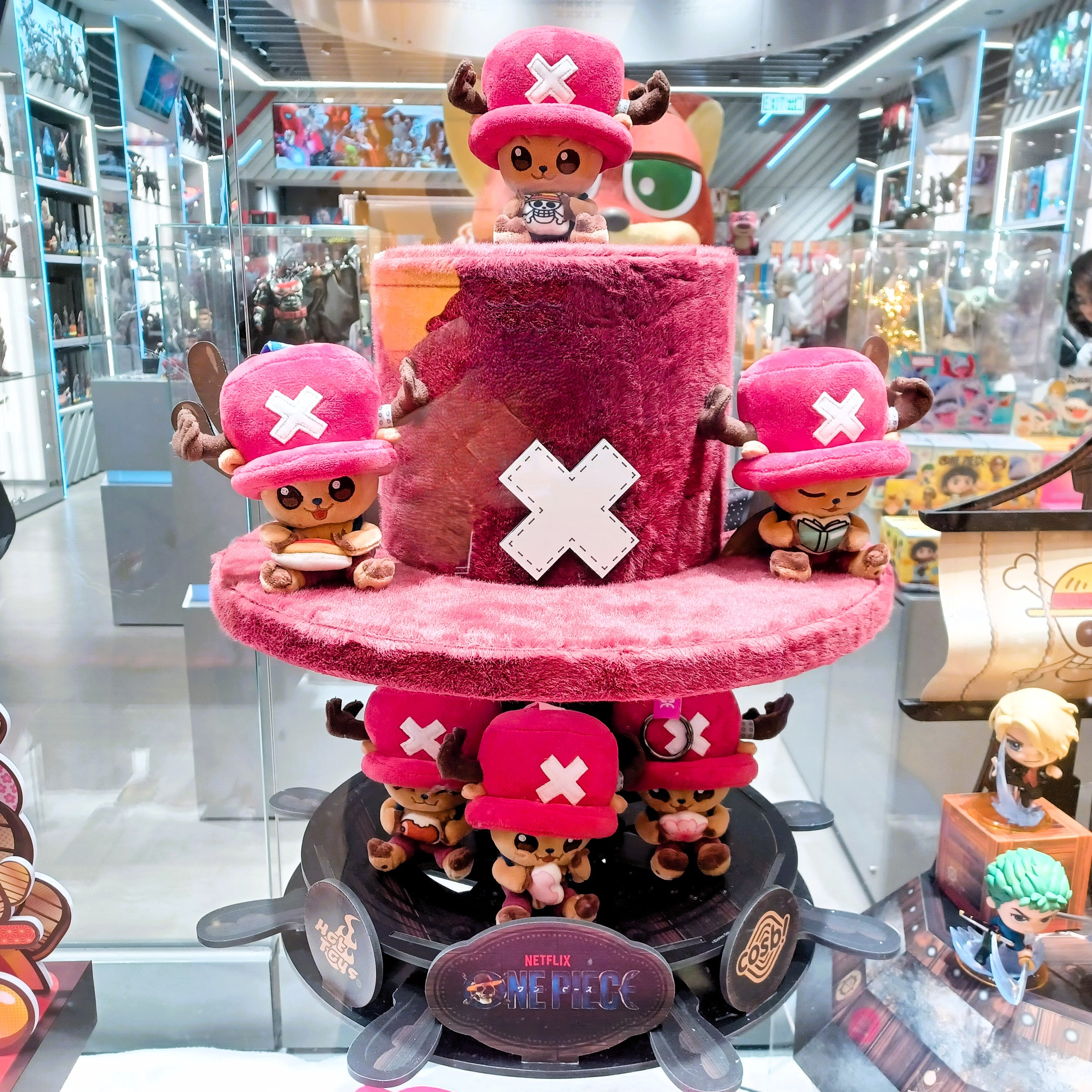 Hot Toys x Netflix PPLU109N One Piece Chopper Cosbi Plush Keychain Full Box (Case of 6)