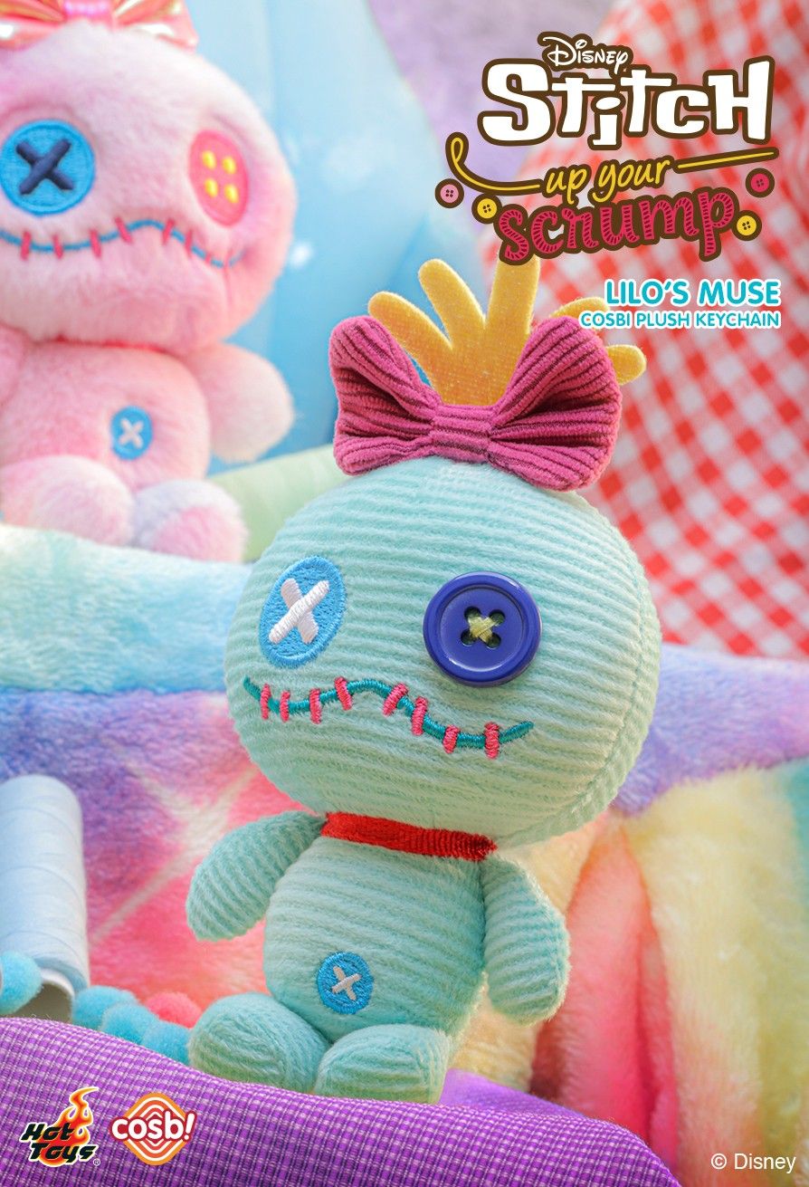 Hot Toys x Disney PPLU110N Stitch Up Your Scrump Cosbi Plush Keychain Collection Full Box (Case of 8pcs.)