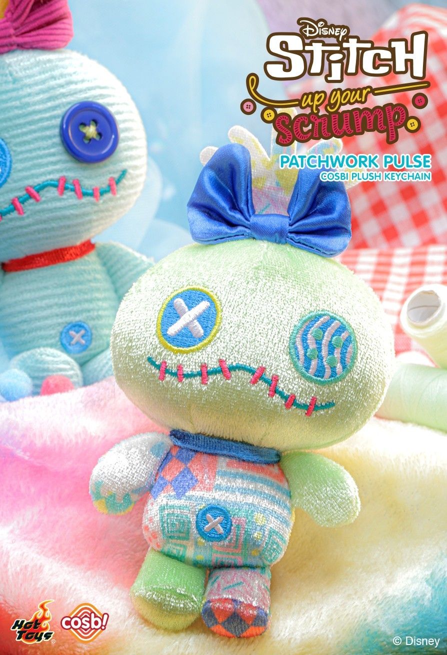 Hot Toys x Disney PPLU110N Stitch Up Your Scrump Cosbi Plush Keychain Collection Full Box (Case of 8pcs.)