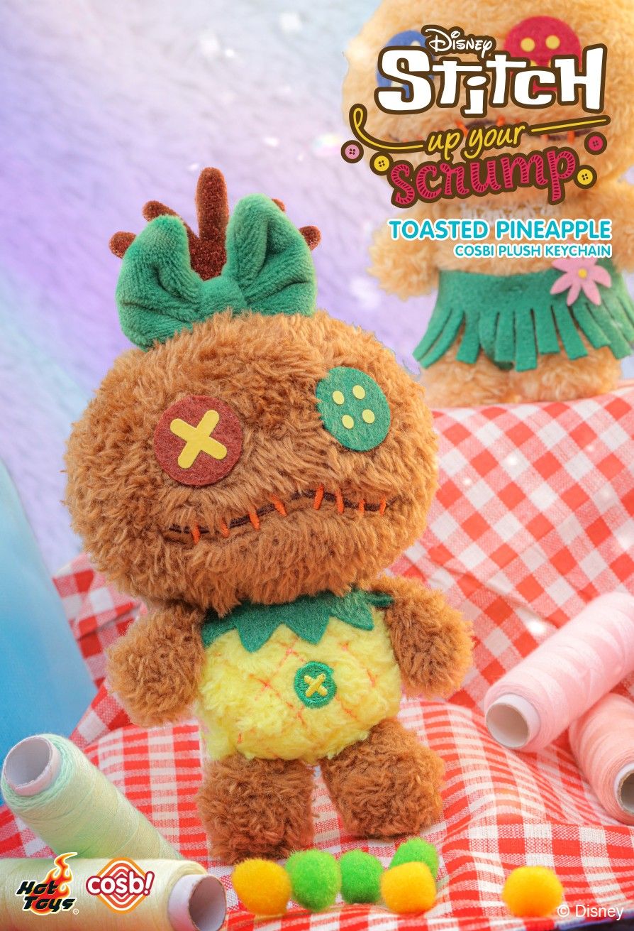 Hot Toys x Disney PPLU110N Stitch Up Your Scrump Cosbi Plush Keychain Collection Full Box (Case of 8pcs.)