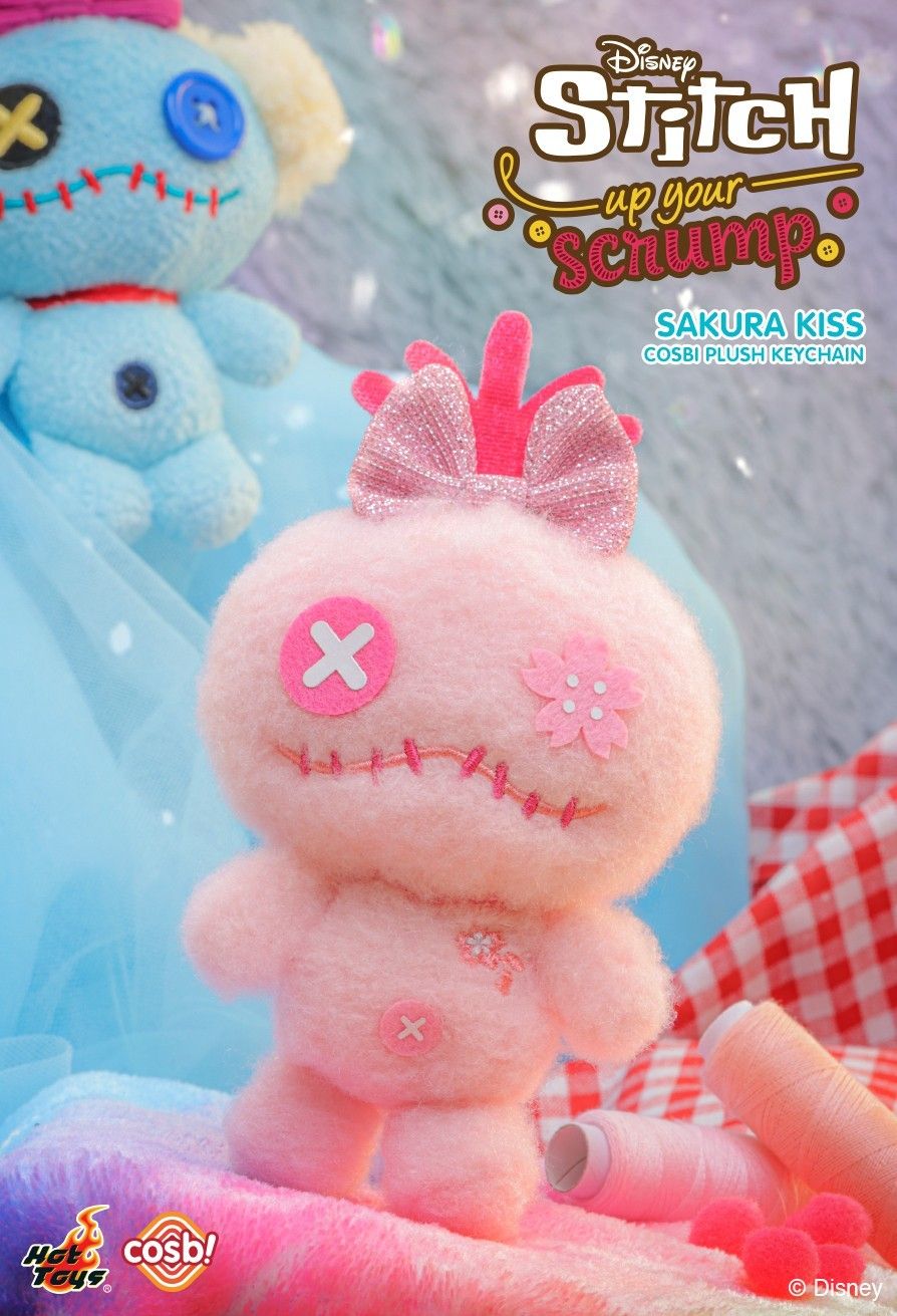 Hot Toys x Disney PPLU110N Stitch Up Your Scrump Cosbi Plush Keychain Collection Full Box (Case of 8pcs.)