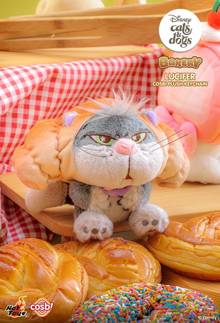 Hot Toys x Disney PPLU111N Cats & Dogs Bakery Cosbi Plush Keychain Full Box (Case of 6pcs.)
