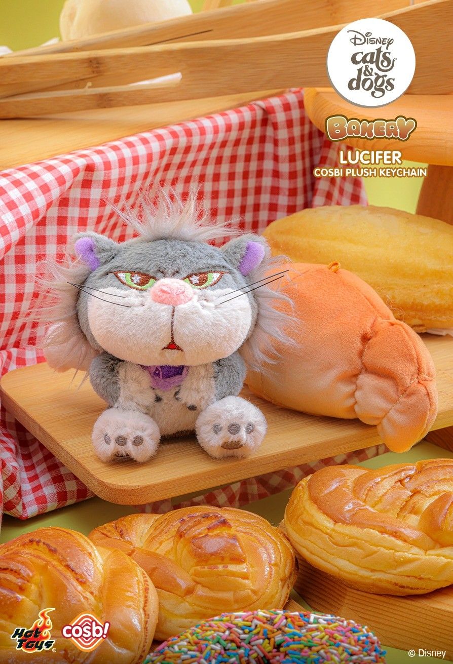 Hot Toys x Disney PPLU111N Cats & Dogs Bakery Cosbi Plush Keychain Full Box (Case of 6pcs.)