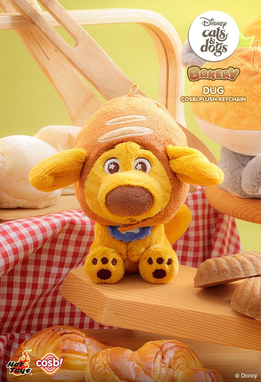 Hot Toys x Disney PPLU111N Cats & Dogs Bakery Cosbi Plush Keychain Full Box (Case of 6pcs.)
