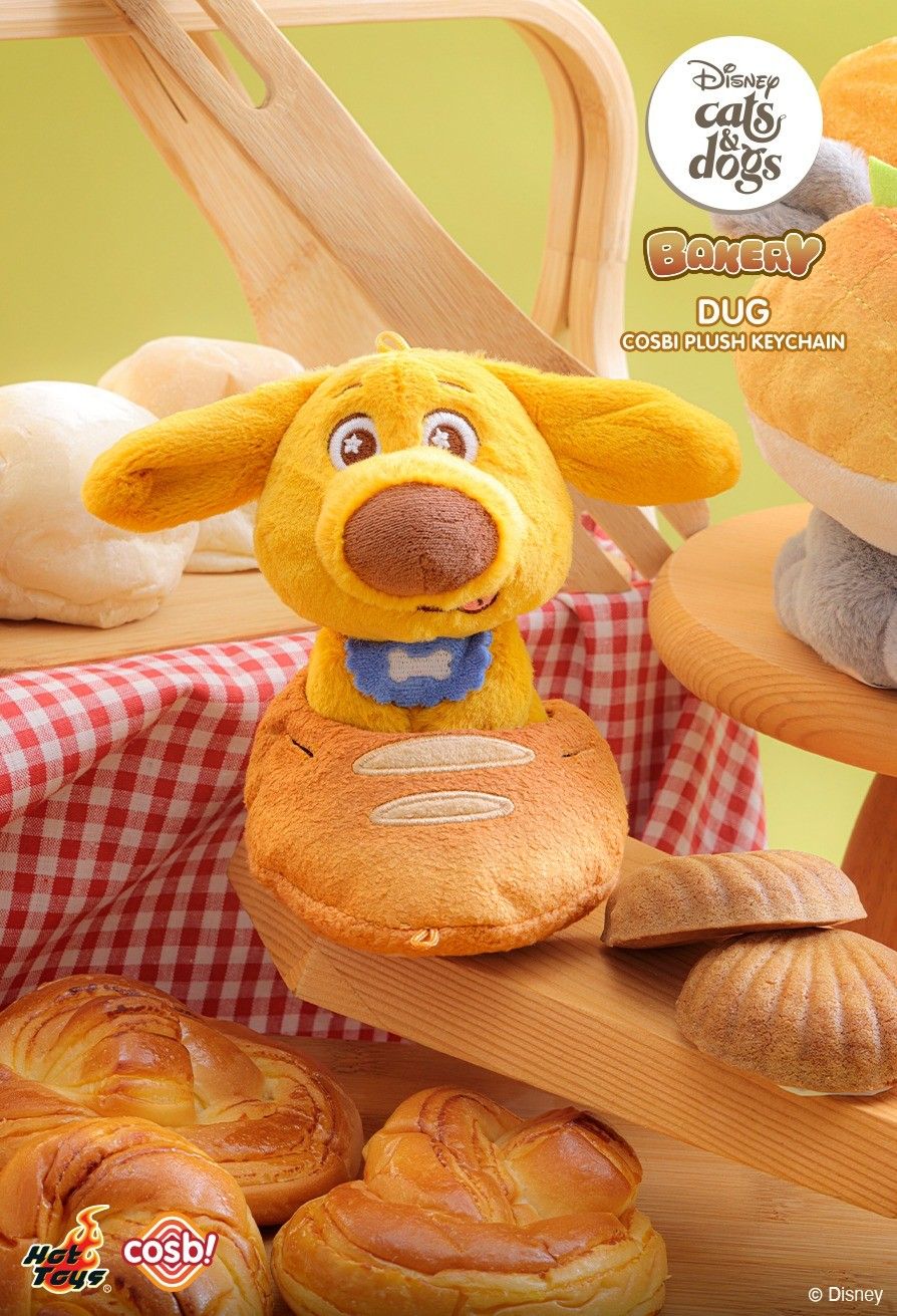 Hot Toys x Disney PPLU111N Cats & Dogs Bakery Cosbi Plush Keychain Full Box (Case of 6pcs.)