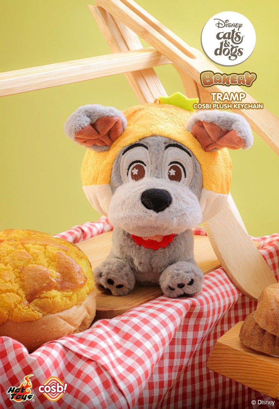Hot Toys x Disney PPLU111N Cats & Dogs Bakery Cosbi Plush Keychain Full Box (Case of 6pcs.)