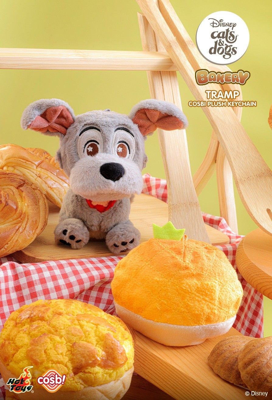 Hot Toys x Disney PPLU111N Cats & Dogs Bakery Cosbi Plush Keychain Full Box (Case of 6pcs.)