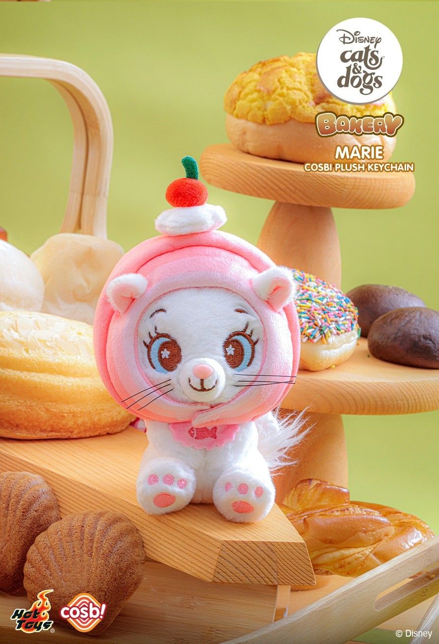 Hot Toys x Disney PPLU111N Cats & Dogs Bakery Cosbi Plush Keychain Full Box (Case of 6pcs.)
