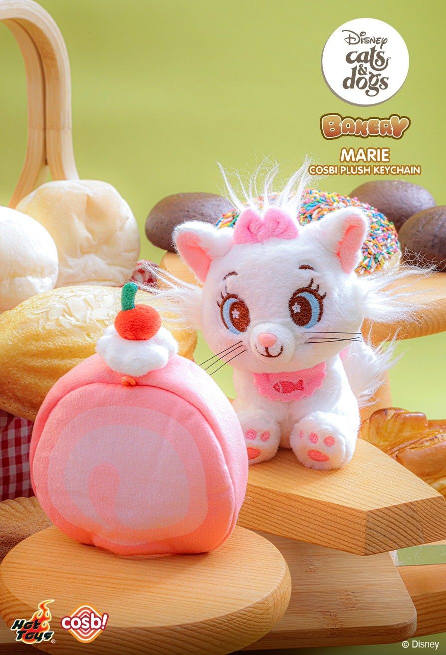 Hot Toys x Disney PPLU111N Cats & Dogs Bakery Cosbi Plush Keychain Full Box (Case of 6pcs.)