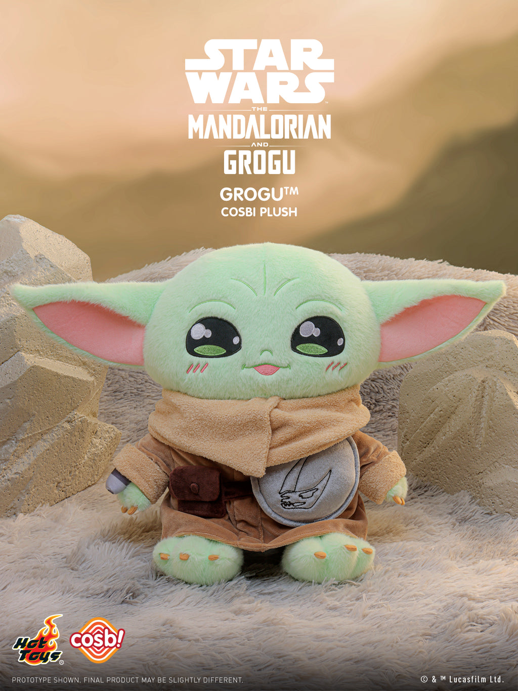 Hot Toys x Disney+ PPLU113N Star Wars The Mandalorian & Grogu ( 32cm ) Grogu Cosbi Plush