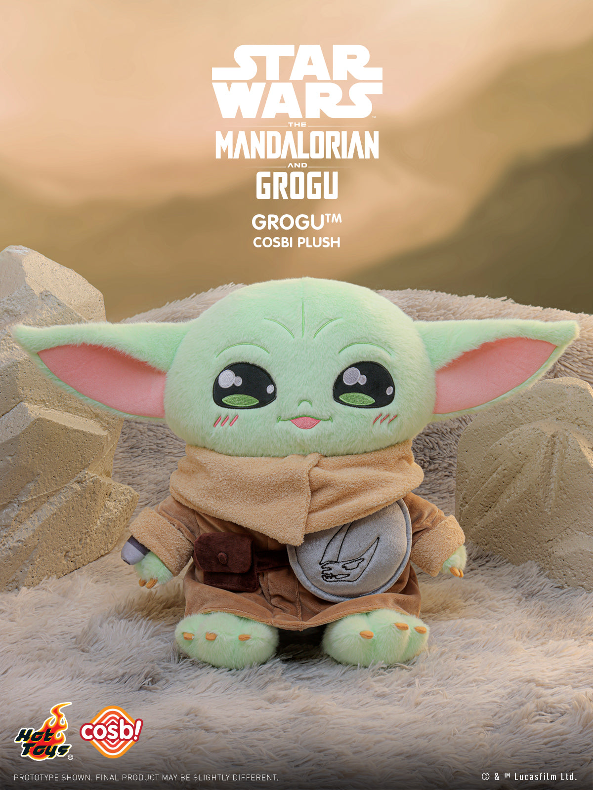 Hot Toys x Disney+ PPLU113N Star Wars The Mandalorian & Grogu ( 32cm ) Grogu Cosbi Plush