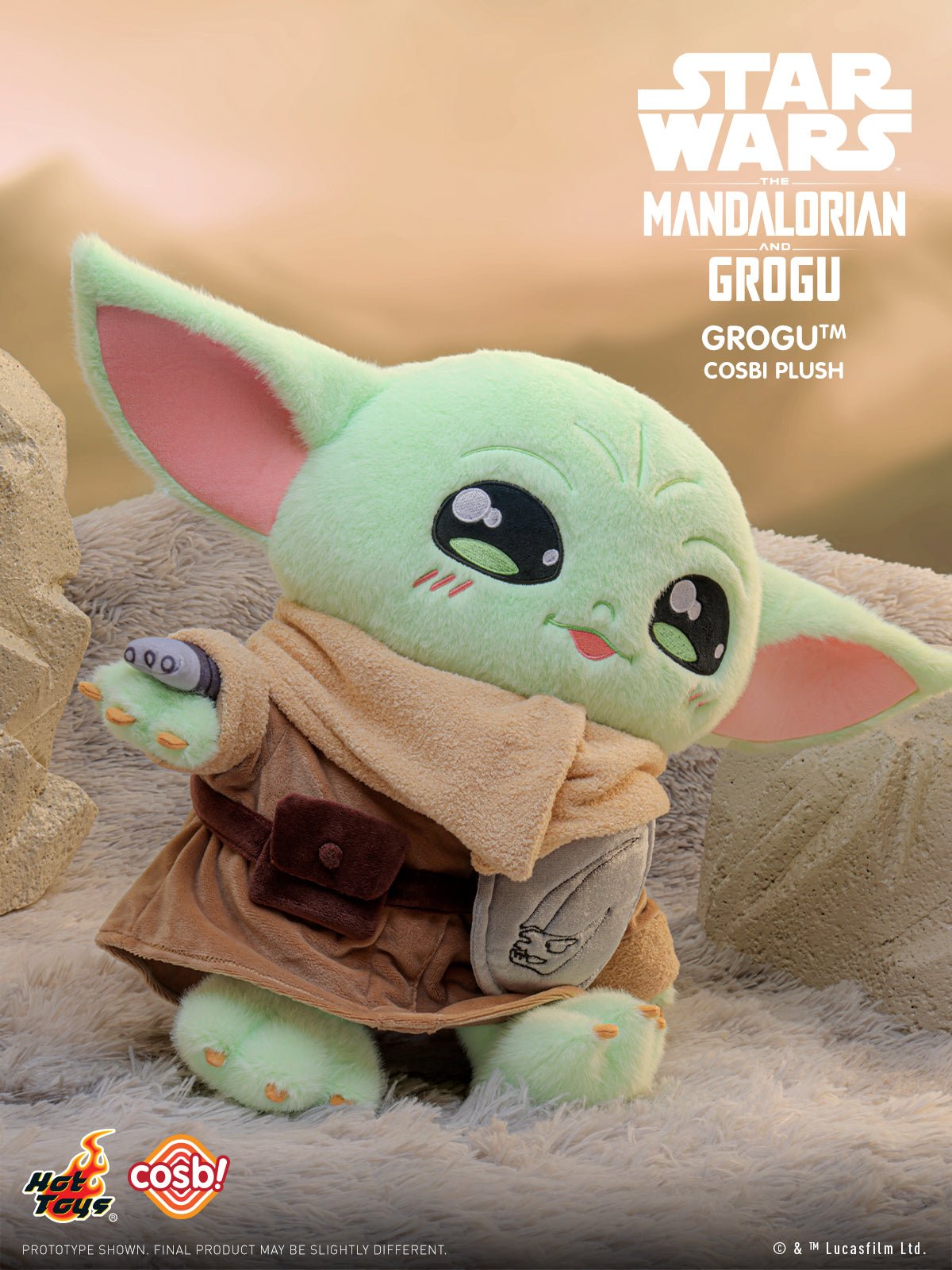 Hot Toys x Disney+ PPLU113N Star Wars The Mandalorian & Grogu ( 32cm ) Grogu Cosbi Plush