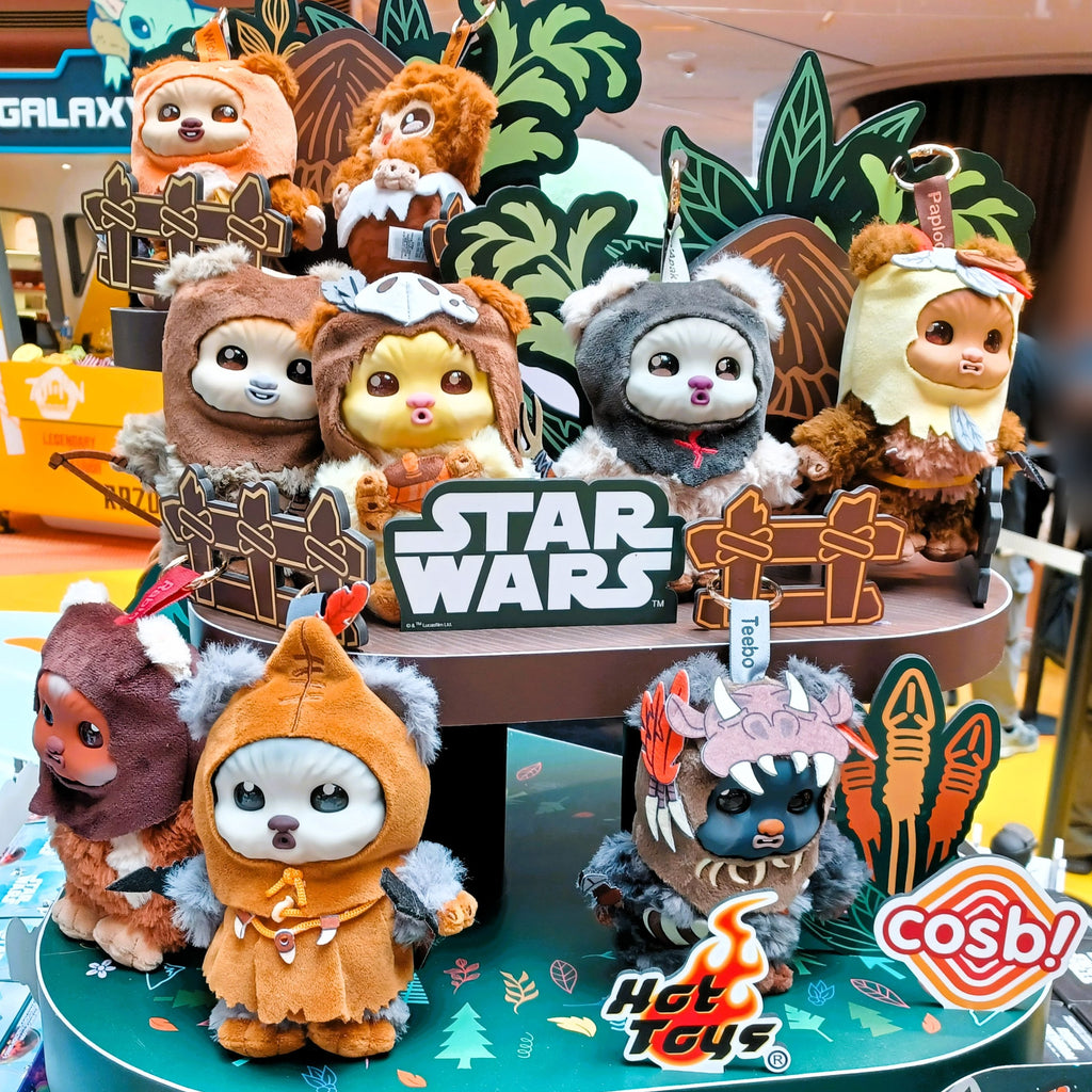 Hot Toys x Disney+ PPLU114N Star Wars Ewoks Cosbi Plush Keychain (Series 2) Full Box (Case of 8pcs.)