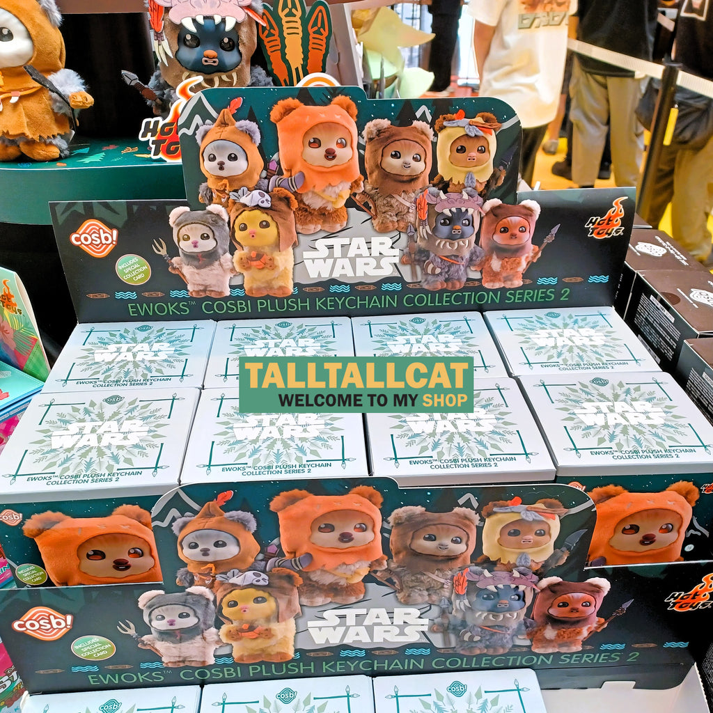 Hot Toys x Disney+ PPLU114N Star Wars Ewoks Cosbi Plush Keychain (Series 2) Full Box (Case of 8pcs.)