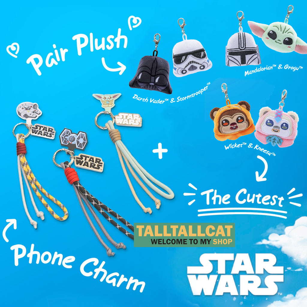 Hot Toys Disney Star Wars Pair Plush & Phone Charm Collection