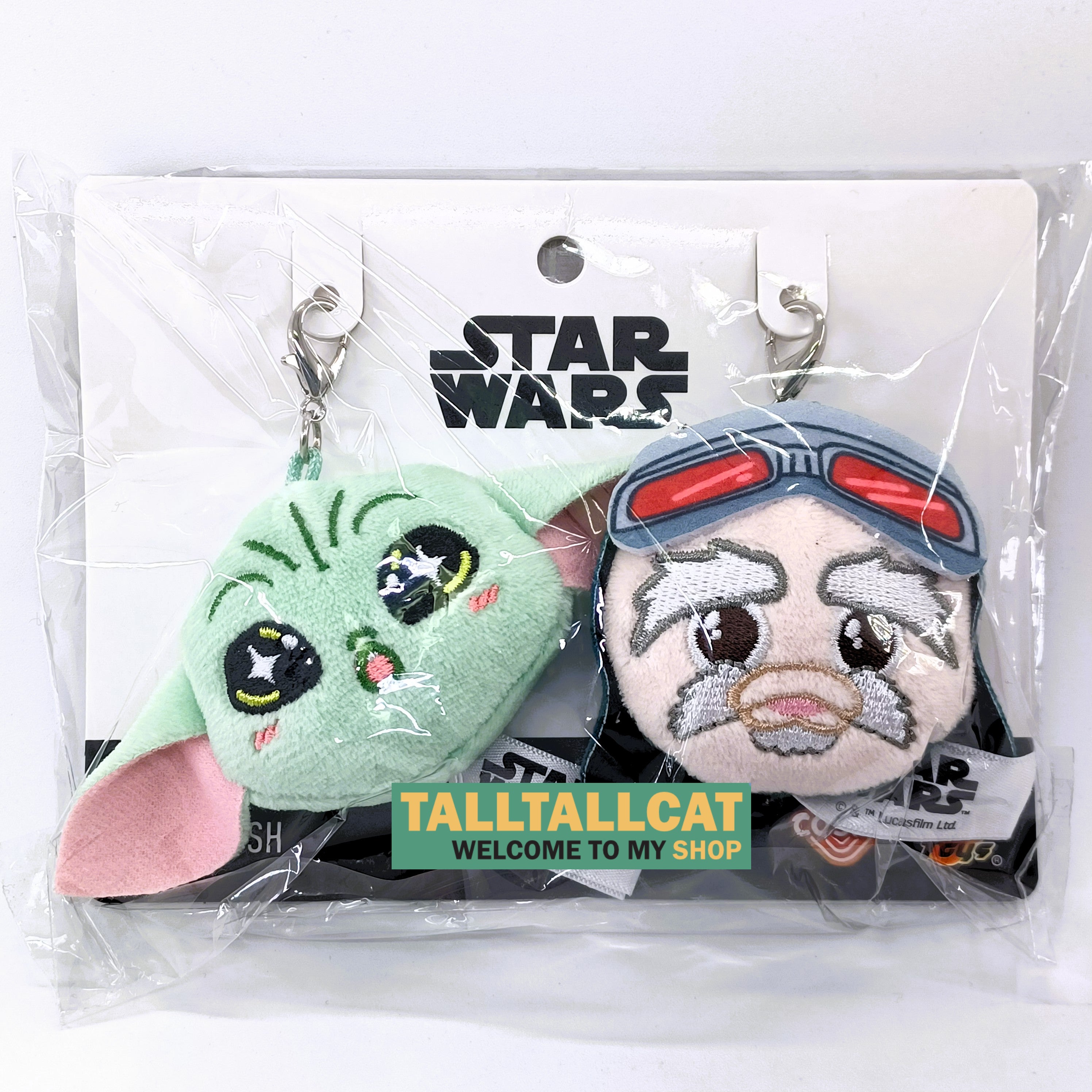 Hot Toys Disney Star Wars Pair Plush & Phone Charm Collection
