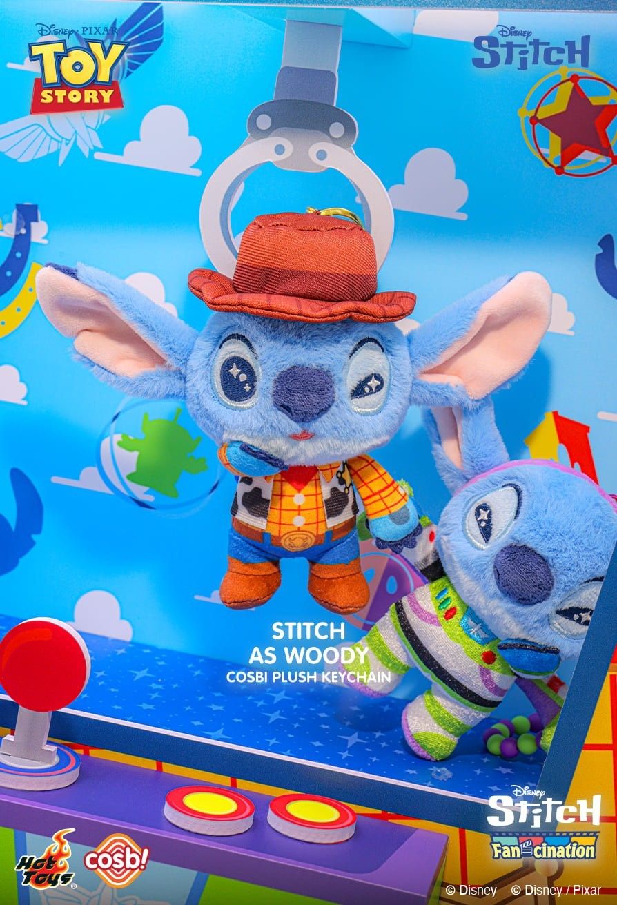 Hot Toys x Disney PPLU121N Toy Story Stitch Cosbi Plush Keychain Full Box (Case of 6pcs.)