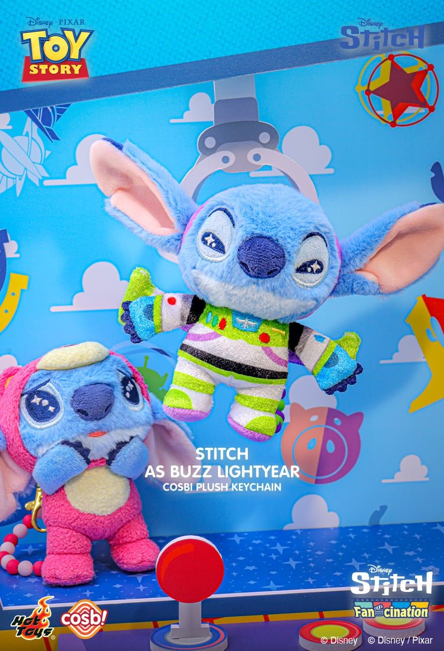 Hot Toys x Disney PPLU121N Toy Story Stitch Cosbi Plush Keychain Full Box (Case of 6pcs.)