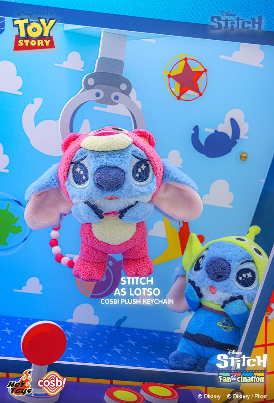 Hot Toys x Disney PPLU121N Toy Story Stitch Cosbi Plush Keychain Full Box (Case of 6pcs.)