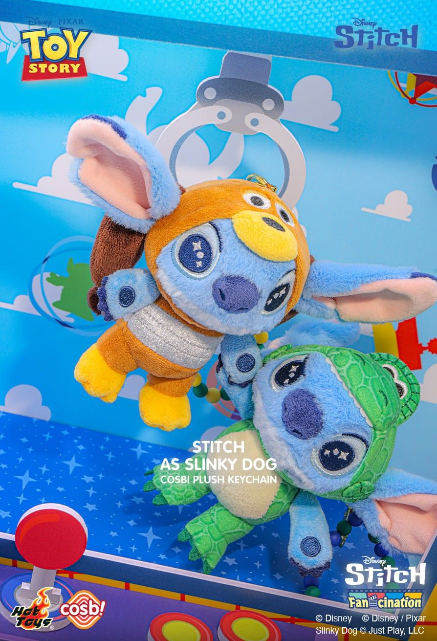 Hot Toys x Disney PPLU121N Toy Story Stitch Cosbi Plush Keychain Full Box (Case of 6pcs.)