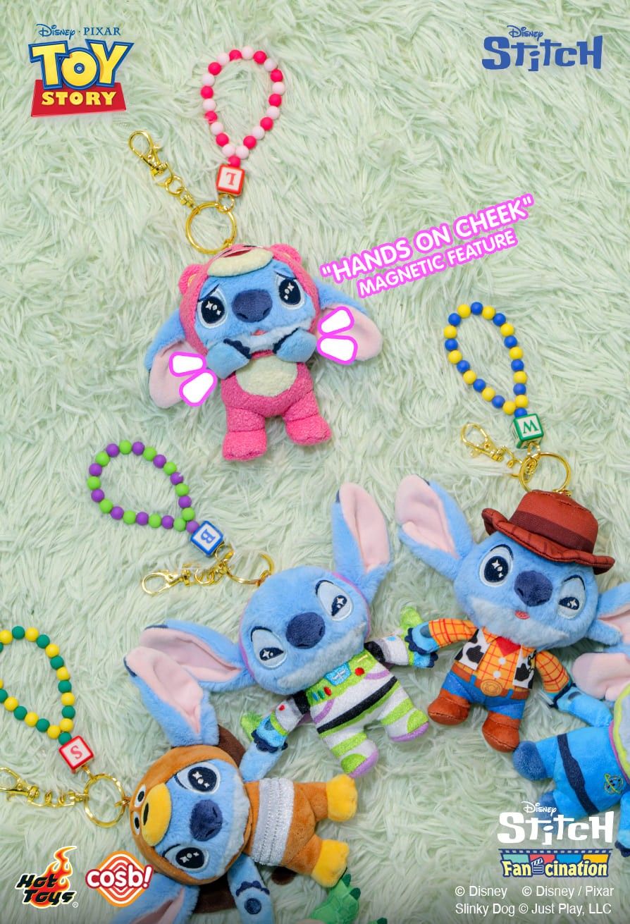 Hot Toys x Disney PPLU121N Toy Story Stitch Cosbi Plush Keychain Full Box (Case of 6pcs.)