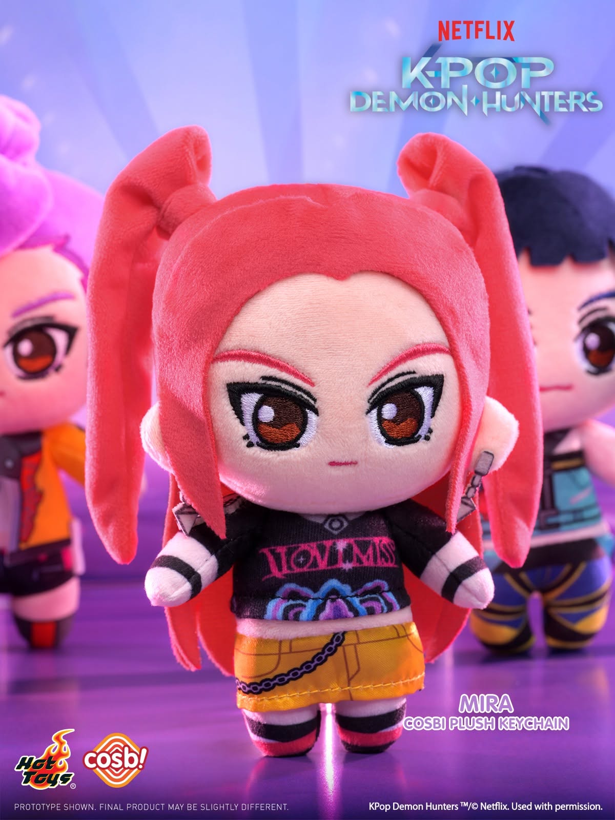 Hot Toys x Netflix K-Pop Kpop Demon Hunters Cosbi Plush Keychain Full Box (Case of 6pcs.)