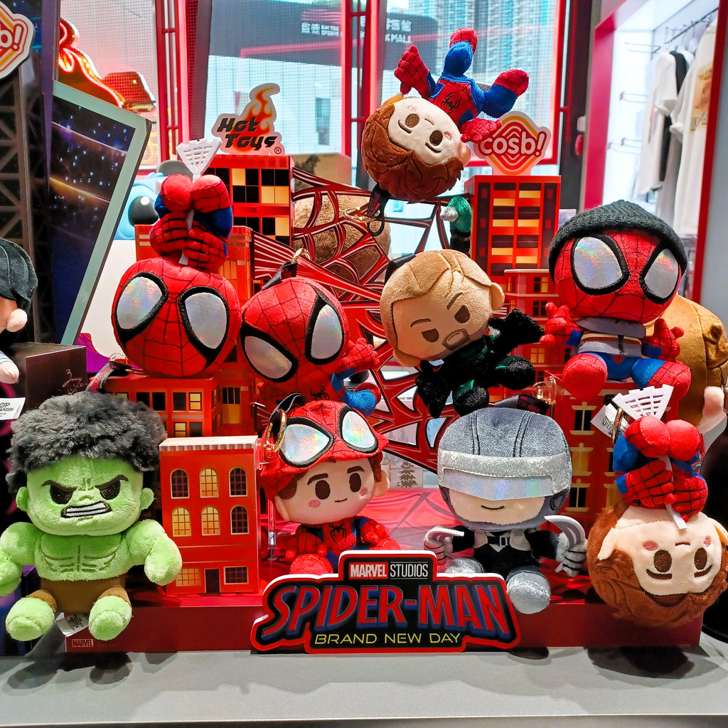 Hot Toys x Marvel PPLU124N Spider-Man: Brand New Day Cosbi Plush Keychain Collection Full Box (Case of 8pcs.)