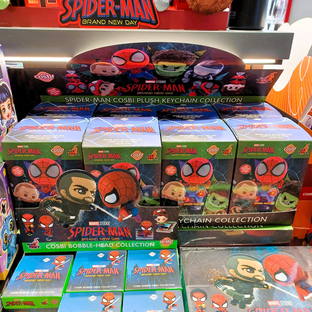 Hot Toys x Marvel PPLU124N Spider-Man: Brand New Day Cosbi Plush Keychain Collection Full Box (Case of 8pcs.)