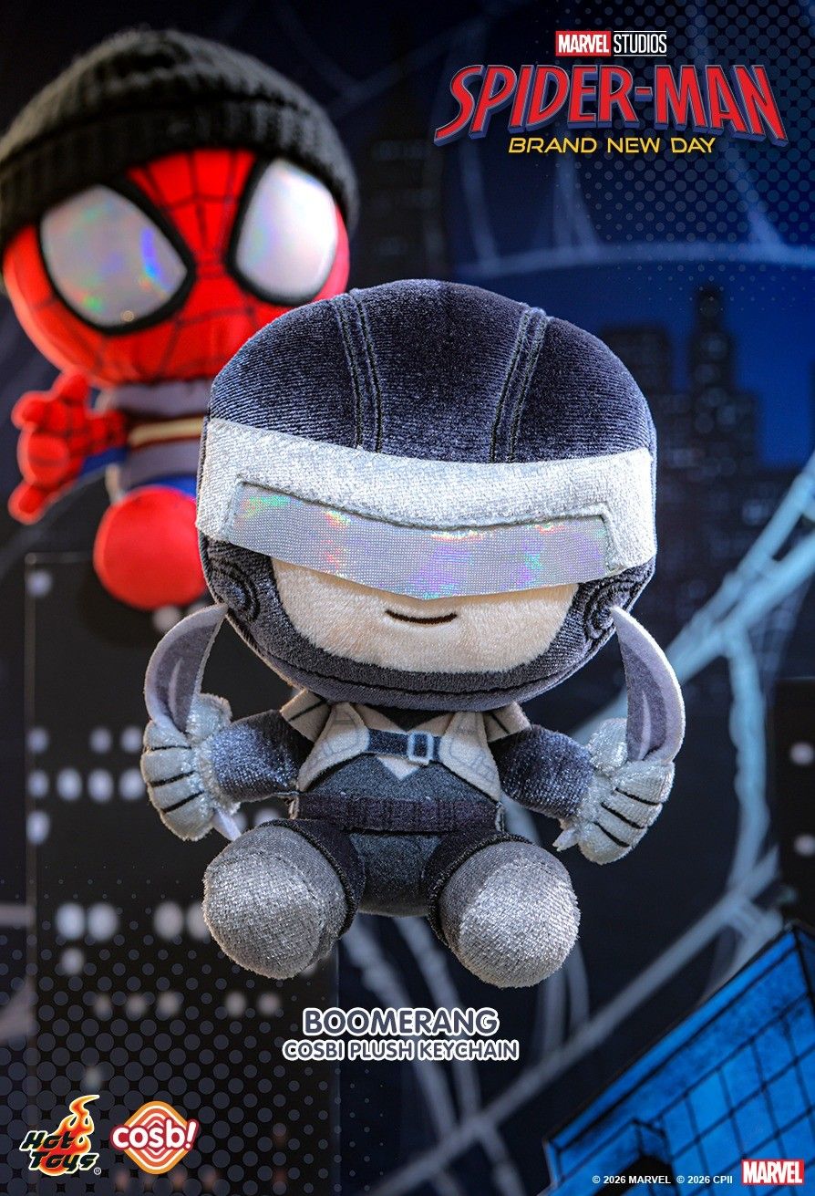 Hot Toys x Marvel PPLU124N Spider-Man: Brand New Day Cosbi Plush Keychain Collection Full Box (Case of 8pcs.)