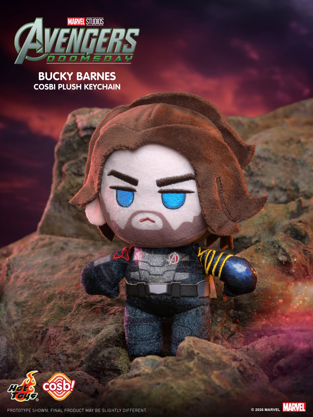 Hot Toys x Marvel PPLU125N Avengers: Doomsday Cosbi Plush Keychain Collection Full Box (Case of 8pcs.)