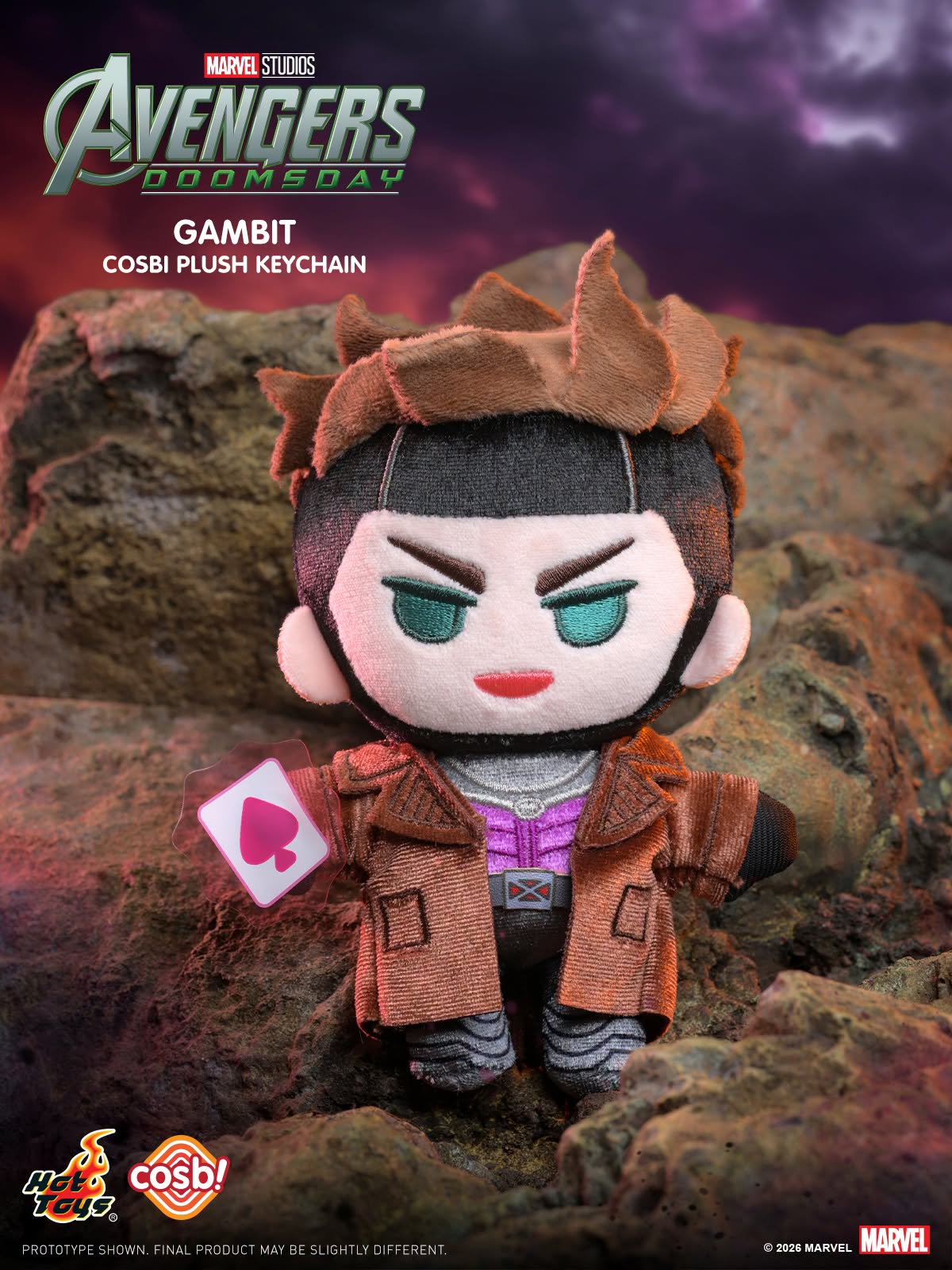 Hot Toys x Marvel PPLU125N Avengers: Doomsday Cosbi Plush Keychain Collection Full Box (Case of 8pcs.)