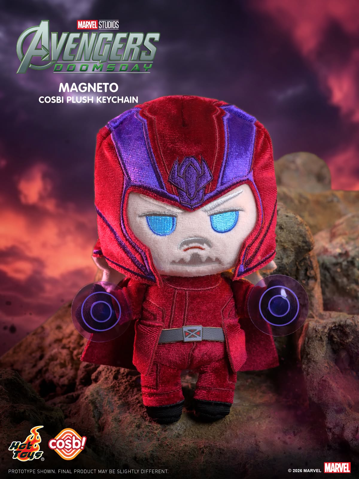 Hot Toys x Marvel PPLU125N Avengers: Doomsday Cosbi Plush Keychain Collection Full Box (Case of 8pcs.)