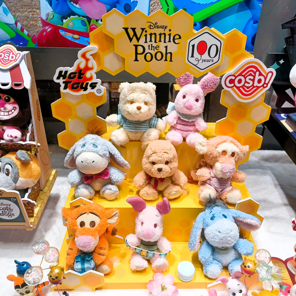Hot Toys x Disney PPLU129N Winnie the Pooh Cosbi Plush Keychain (100th Anniversary Edition)