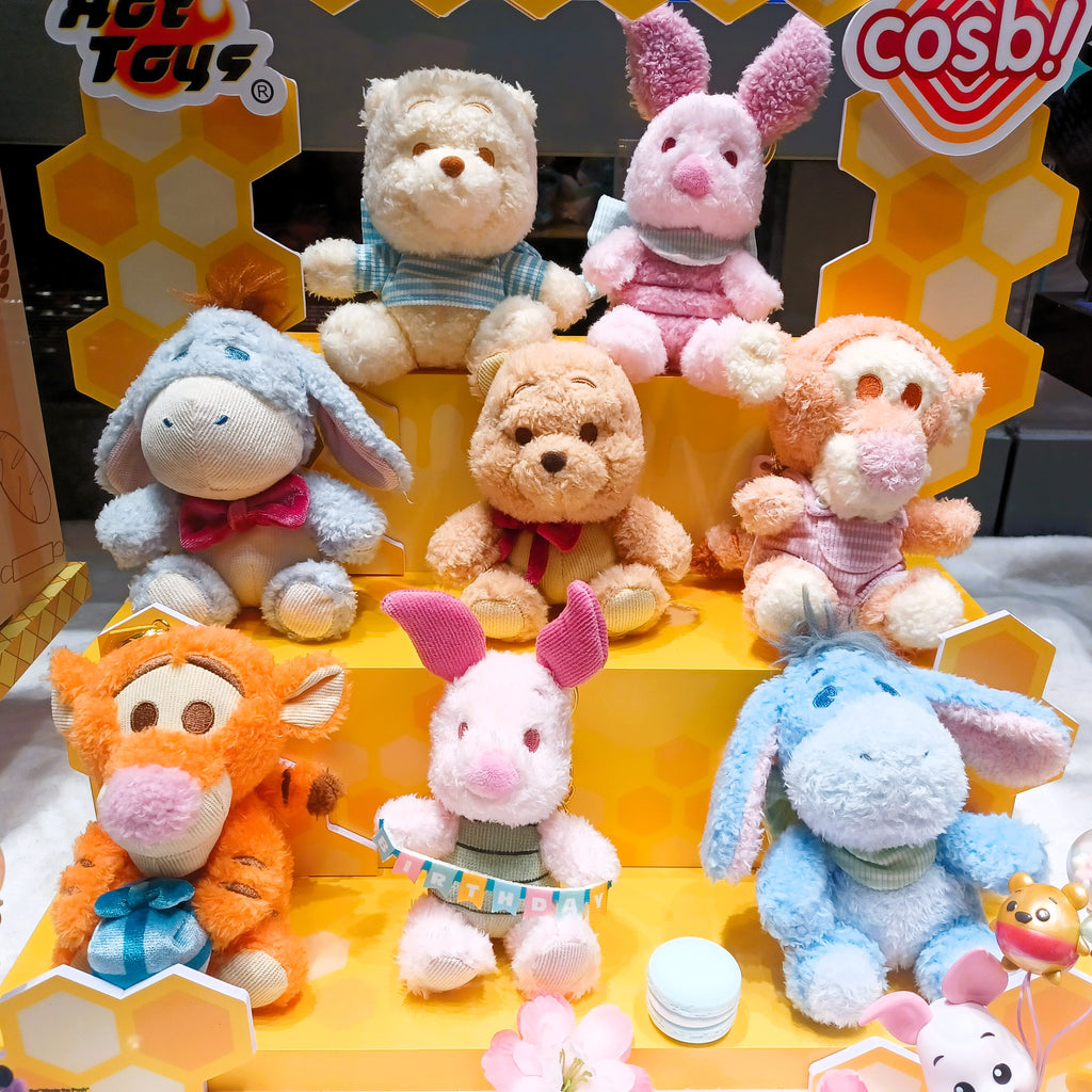 Hot Toys x Disney PPLU129N Winnie the Pooh Cosbi Plush Keychain (100th Anniversary Edition)